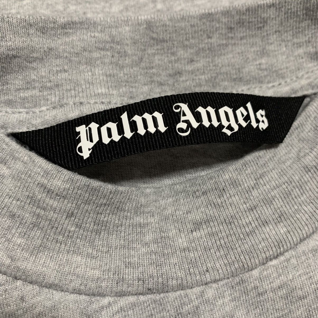 Palm Angels Palm Angels Small Logo Classic Grey Tee Size US S / EU 44-46 / 1 - 5 Thumbnail