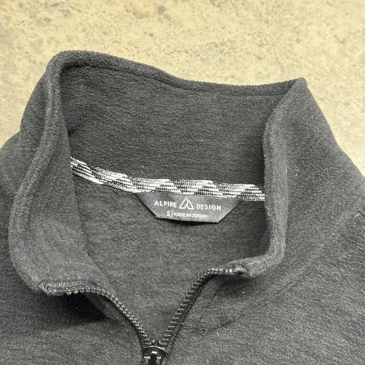 Japanese Brand × Vintage VTG Y2K Alpine Design Zip Up Fleece Vest Size US S / EU 44-46 / 1 - 5 Thumbnail