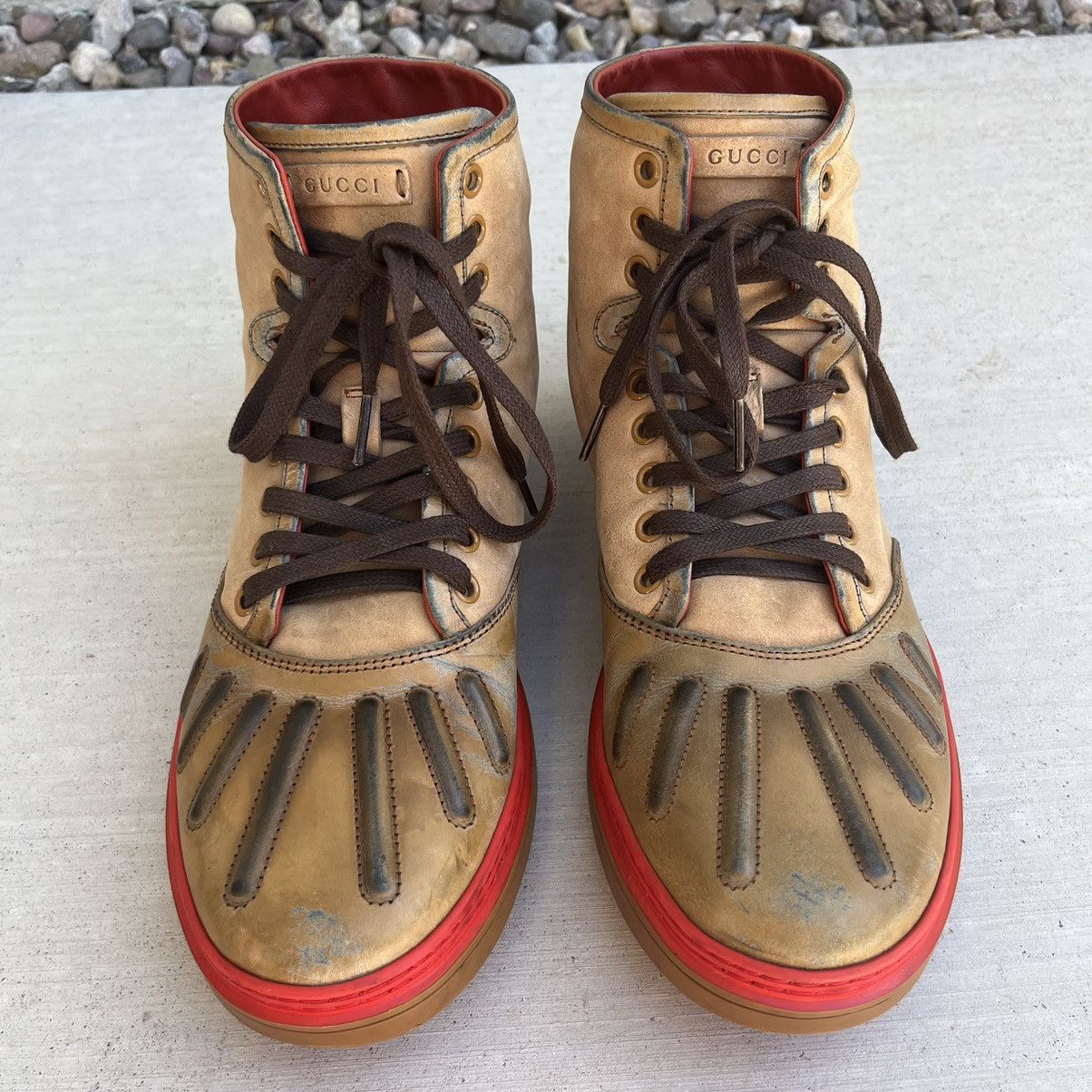 Gucci × Vintage Gucci Boots 🥾 Size US 8.5 / EU 41-42 - 2 Thumbnail