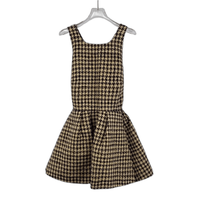 Dior Christian Dior Colorful Houndstooth Sleeveless Dress Size S / US 4 / IT 40 - 1 Thumbnail