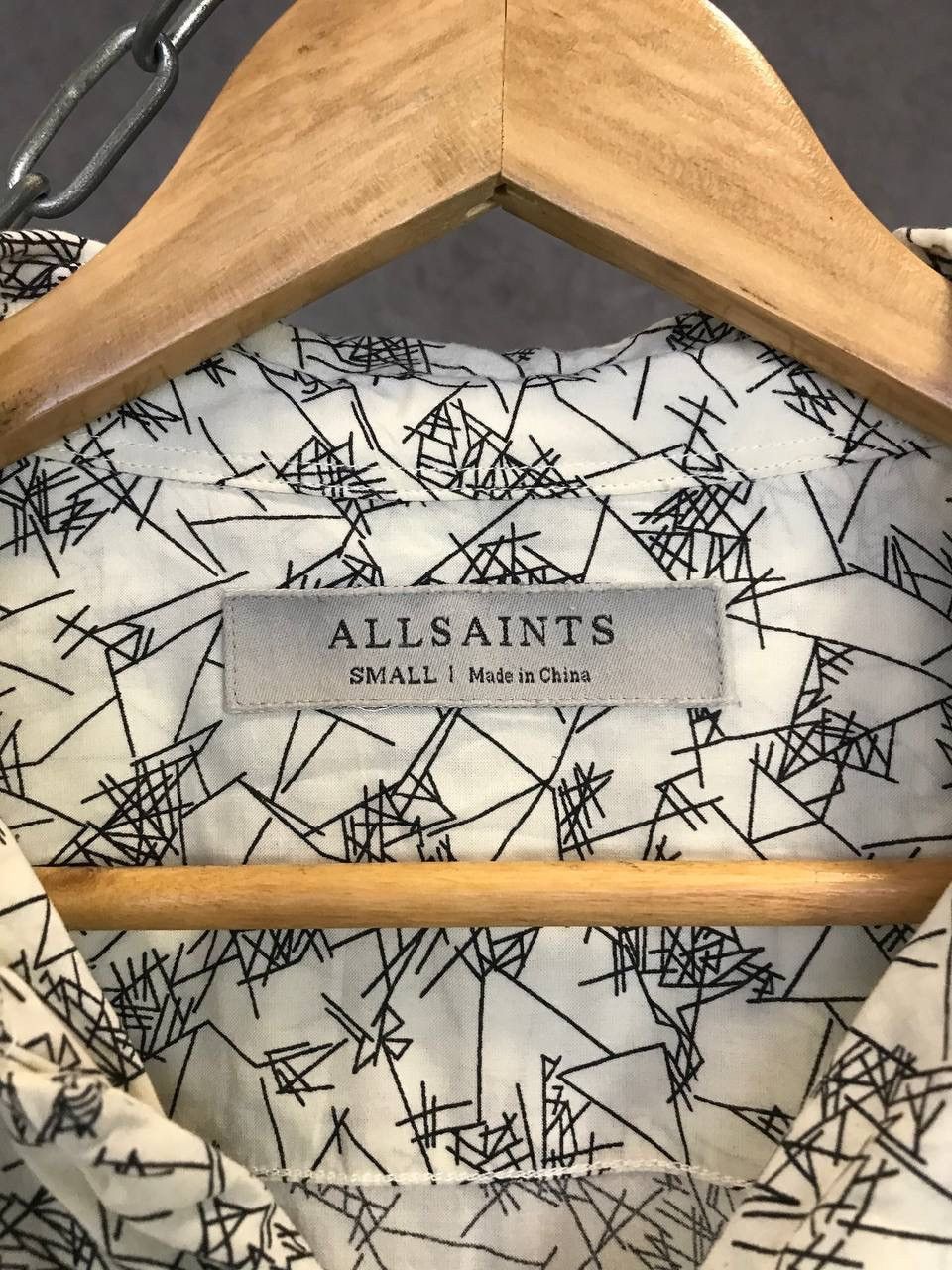 Allsaints Allsaints art Hawaiian designer shirt Size US S / EU 44-46 / 1 - 4 Thumbnail
