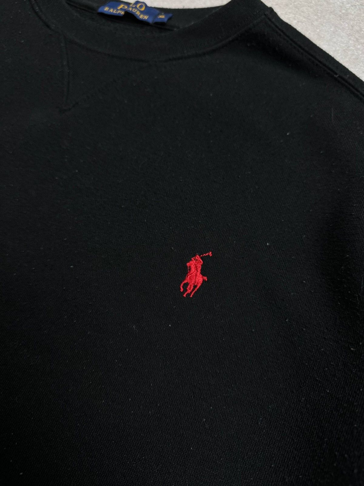 Polo Ralph Lauren Vintage Polo Ralph Lauren Black Sweatshirt Rare XL Size US XL / EU 56 / 4 - 4 Thumbnail