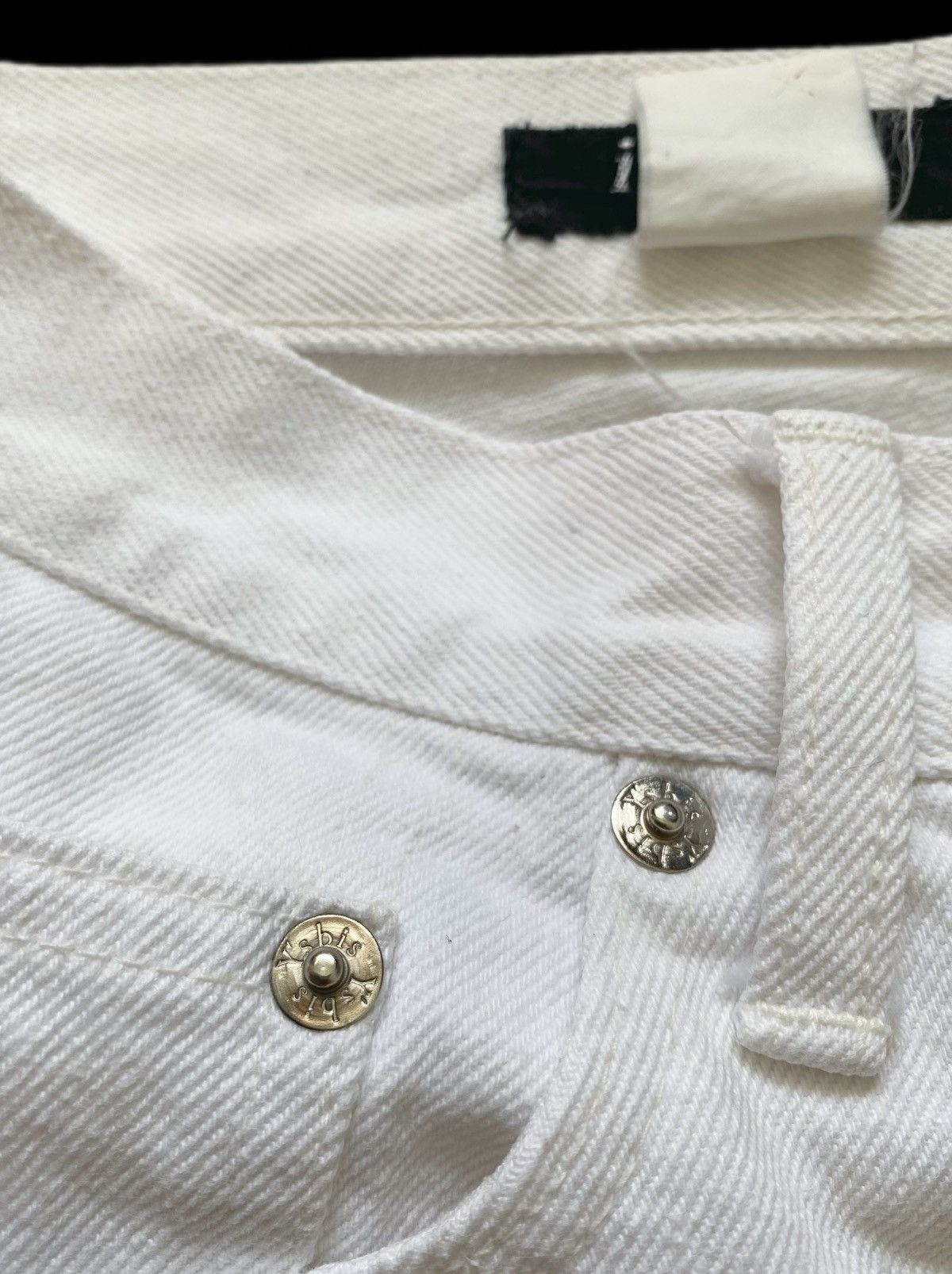 Y's Vintage Iwish Y’s Bis Yohji Yamamoto Crisp White Jeans Size US 28 / EU 44 - 4 Thumbnail