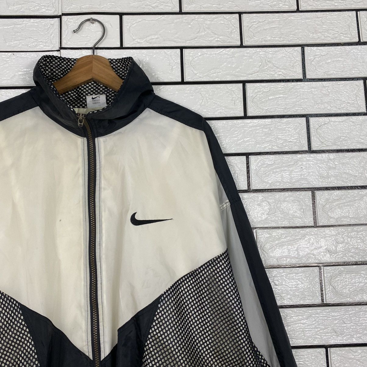 Nike 🔥VINTAGE BOMBER JACKET NIKE BIG SWOOSH Size US L / EU 52-54 / 3 - 7 Thumbnail