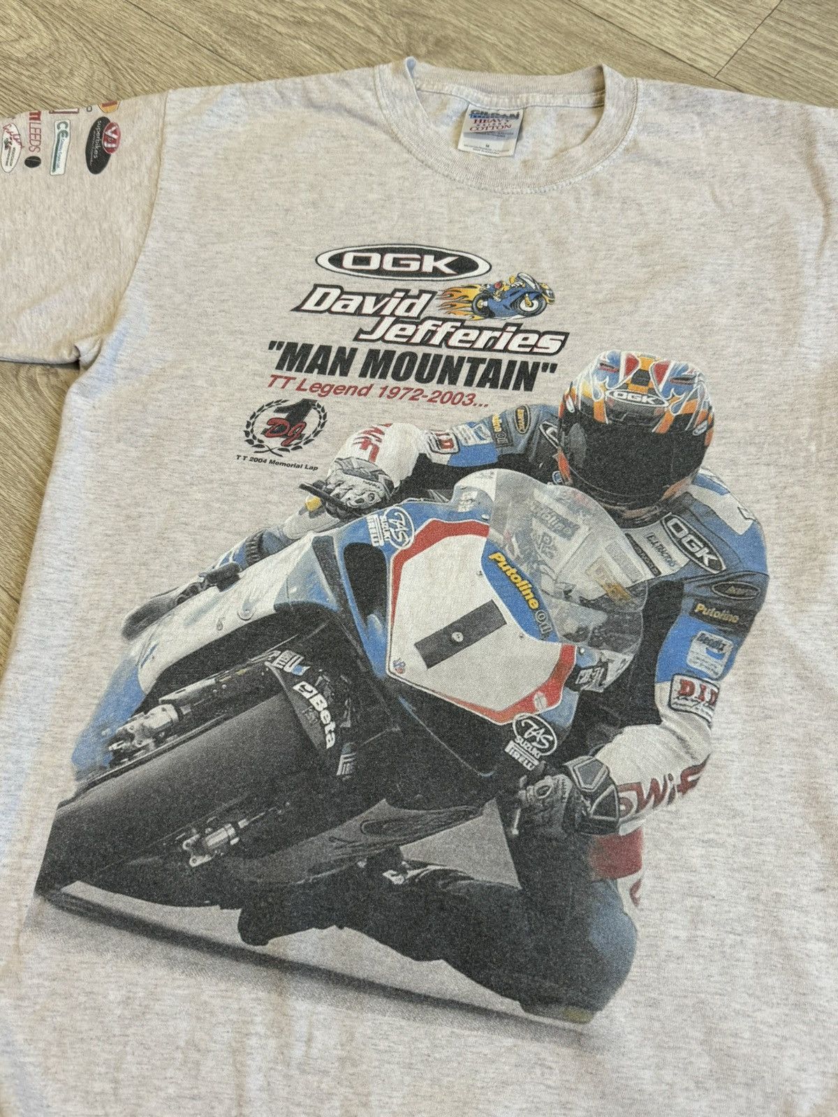 Vintage 🔷Vintage David Jefferies 2004 T-shirt🔷 Size US M / EU 48-50 / 2 - 2 Thumbnail