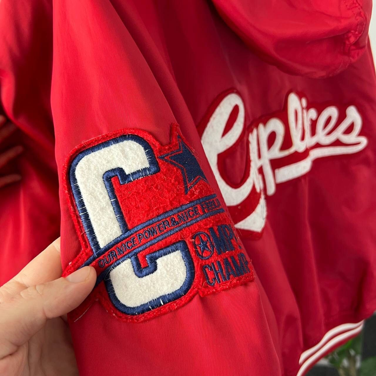 Japanese Brand Baseball Bombers Jacket Japanese Brand Y2k Baggy Fit Size US L / EU 52-54 / 3 - 4 Thumbnail