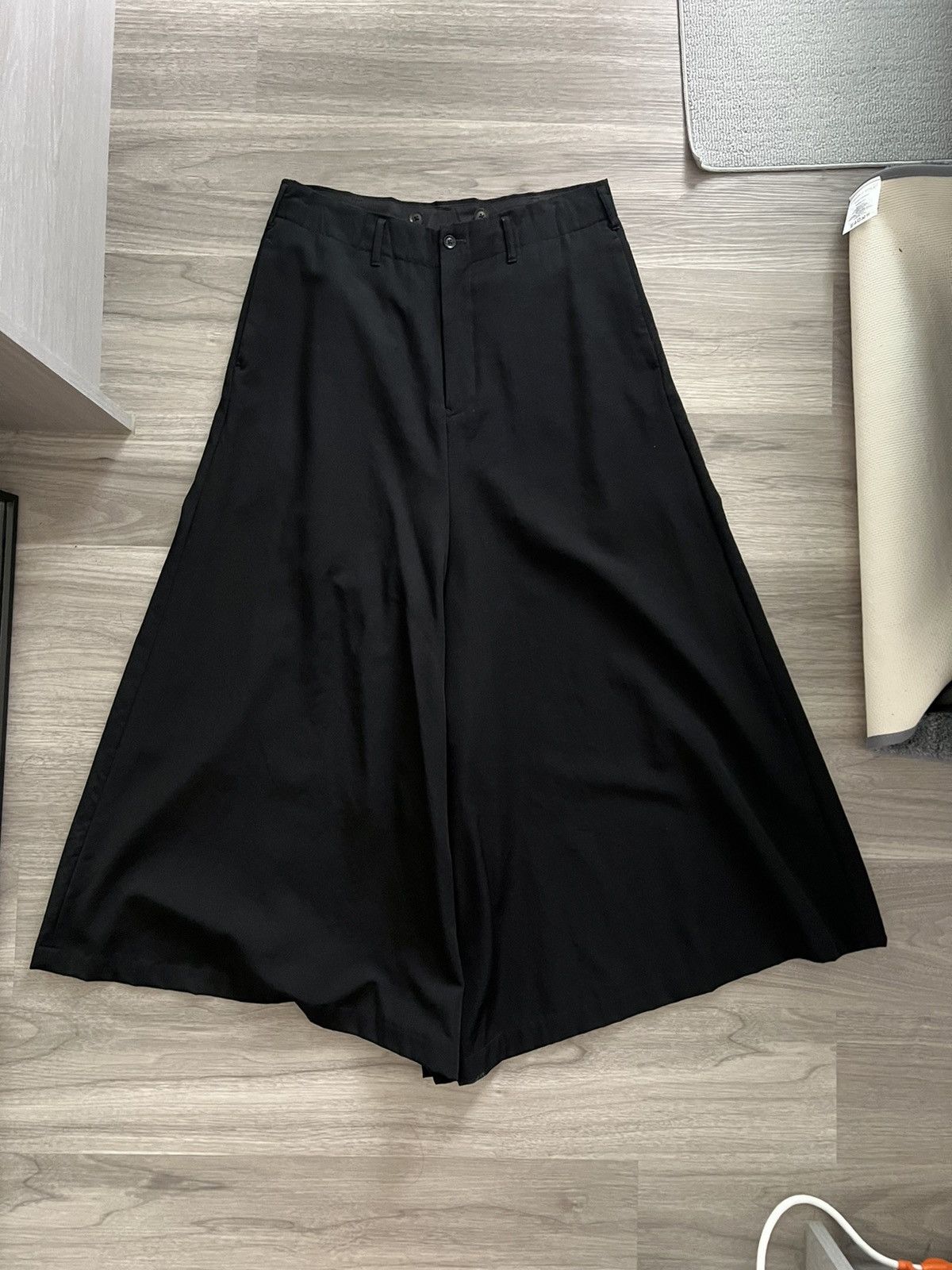 Yohji Yamamoto Yohji Yamamoto Pour Homme AW18 - Flare Pants Gabrdine Size US 30 / EU 46 - 11 Thumbnail