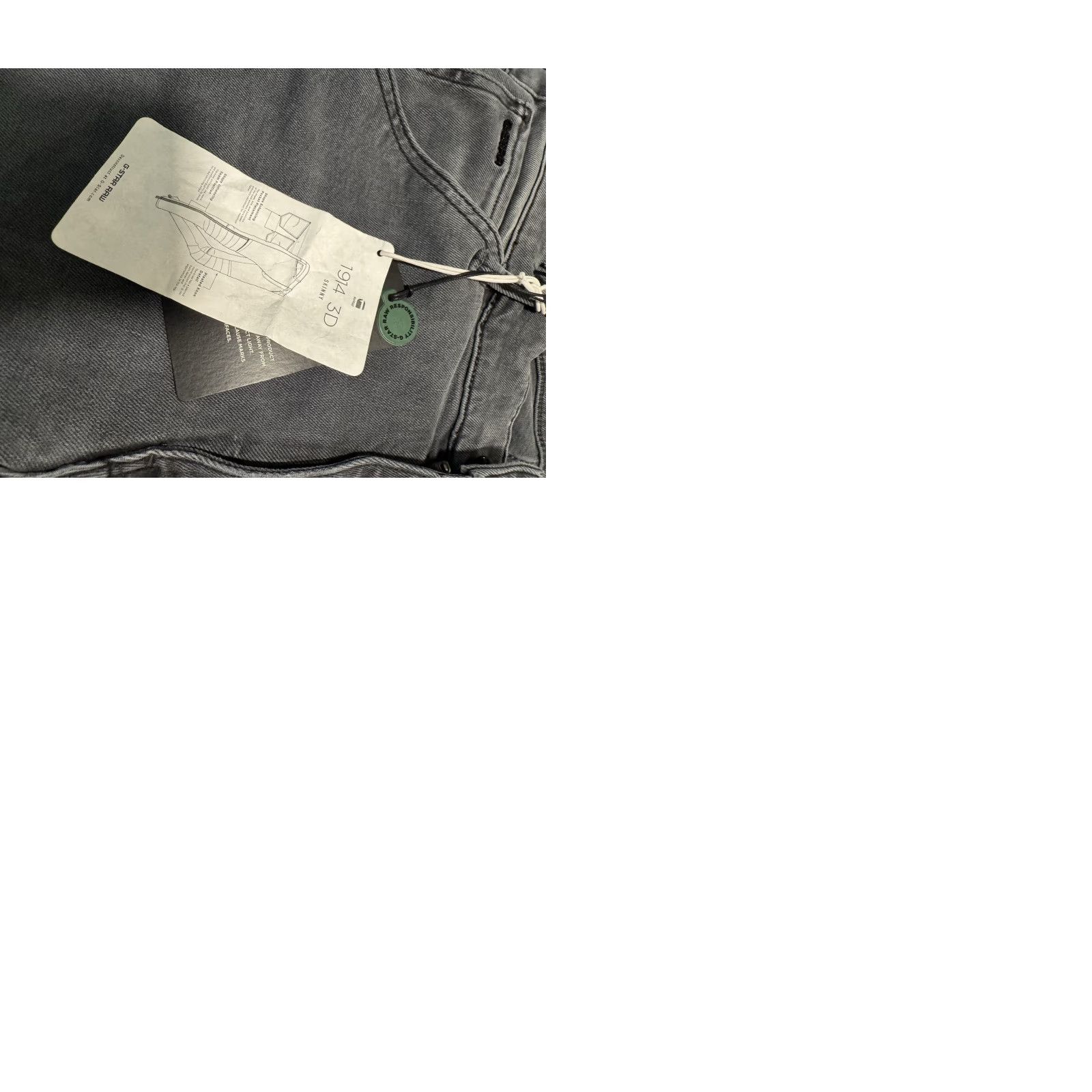 G-Star G-Star Raw Jeans 1914 3D Skinny Denim Moto Women 31x32 Gray NEW Size 24" / US 00 / IT 34 - 10 Thumbnail