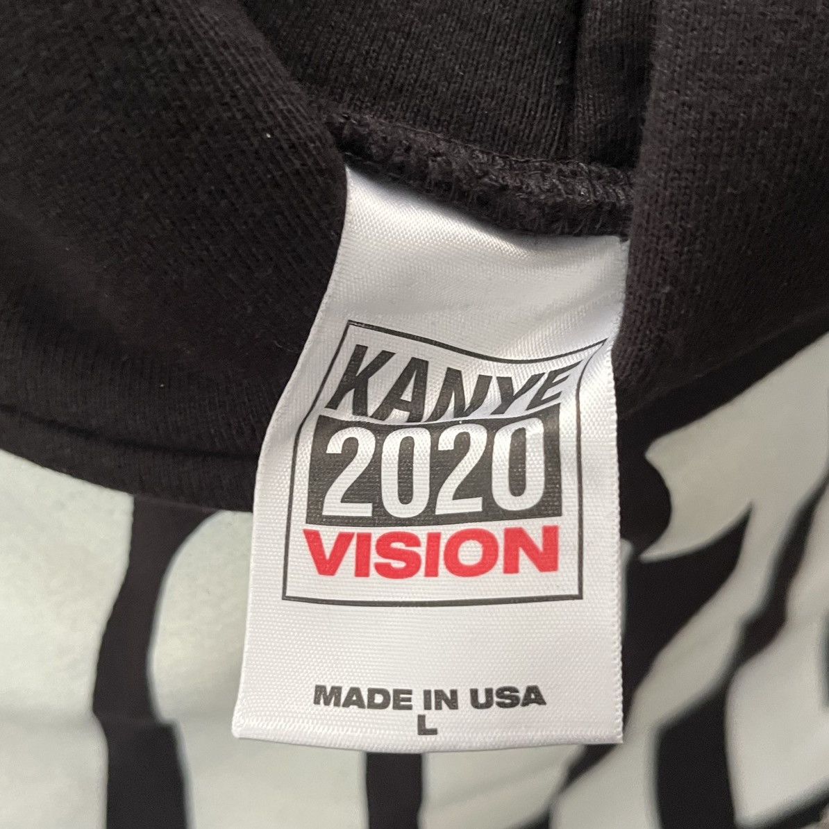 Kanye West × Los Angeles Apparel DEADSTOCK Kanye 2020 Vision Vote Kanye Hoodie Size US L / EU 52-54 / 3 - 2 Thumbnail
