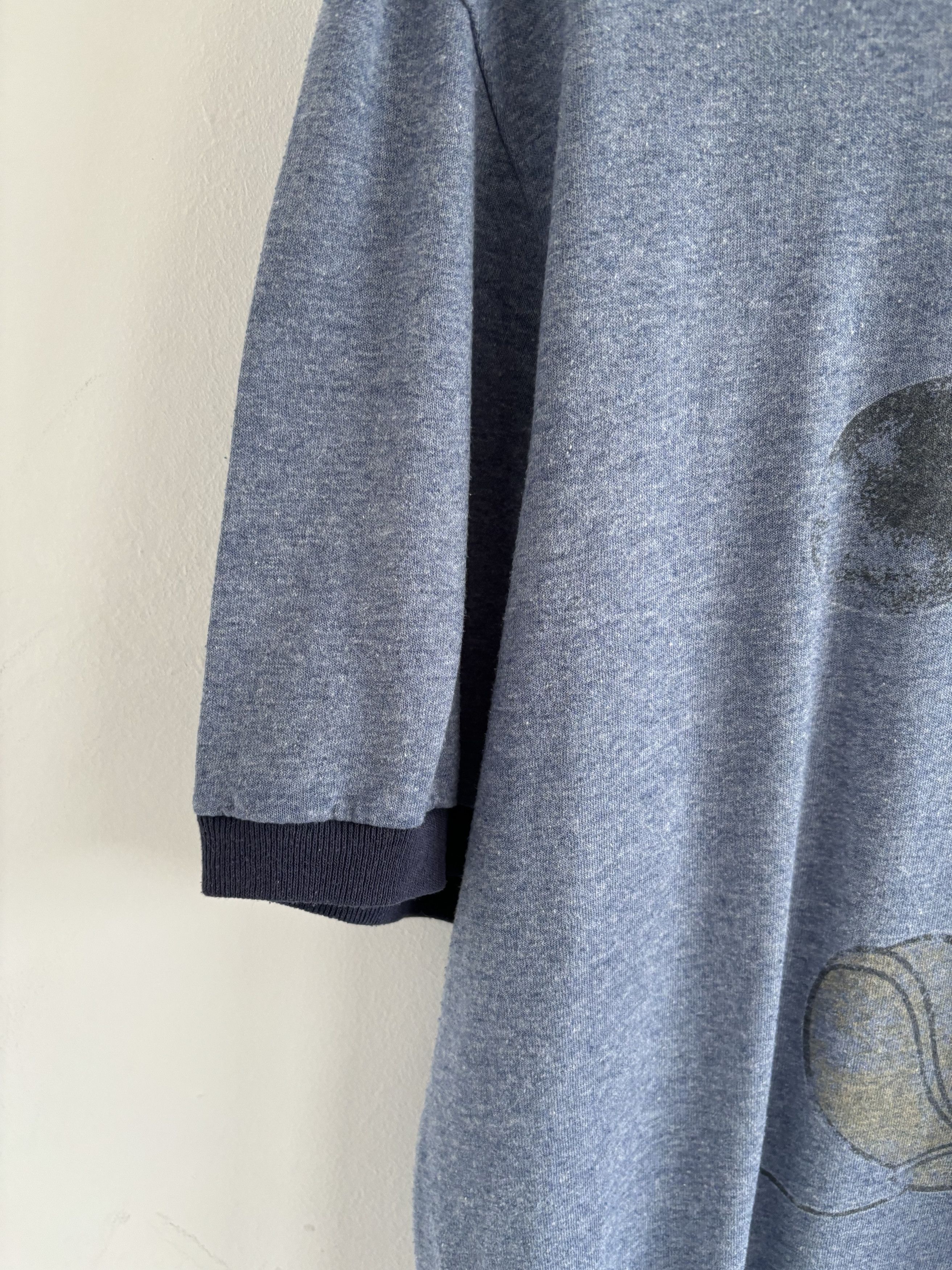 Disney × Mickey Mouse × Vintage Disneyland Mickey Mouse Erased Art Ringer Tee Size US M / EU 48-50 / 2 - 7 Thumbnail