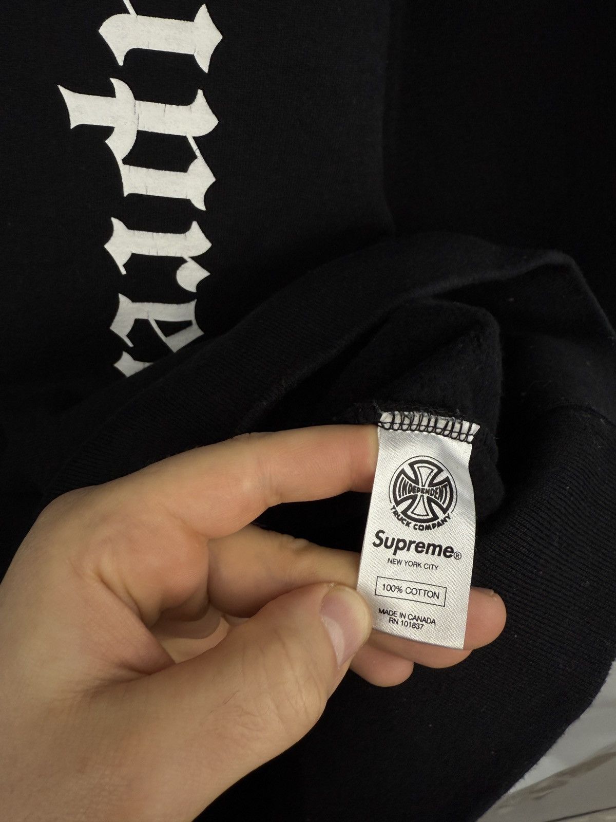 Independent Truck Co. × Supreme 🇺🇸 Supreme Independent Fuck the Rest Sweatshirt Skateboard Size US XL / EU 56 / 4 - 10 Thumbnail