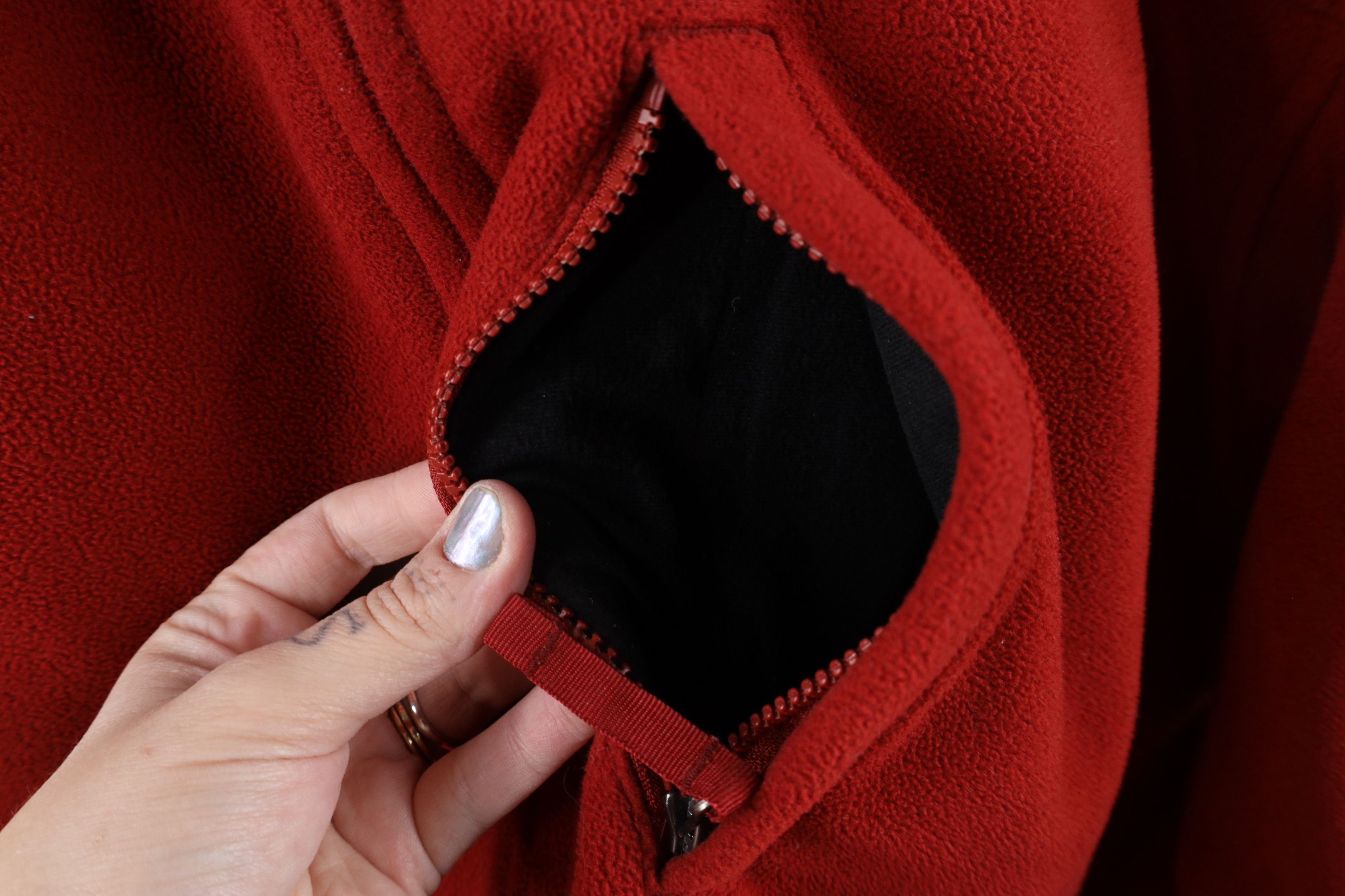 Duluth Trading Company × Vintage Duluth Trading Co Shoreman Fleece Full Zip Jacket Red Size US L / EU 52-54 / 3 - 4 Thumbnail