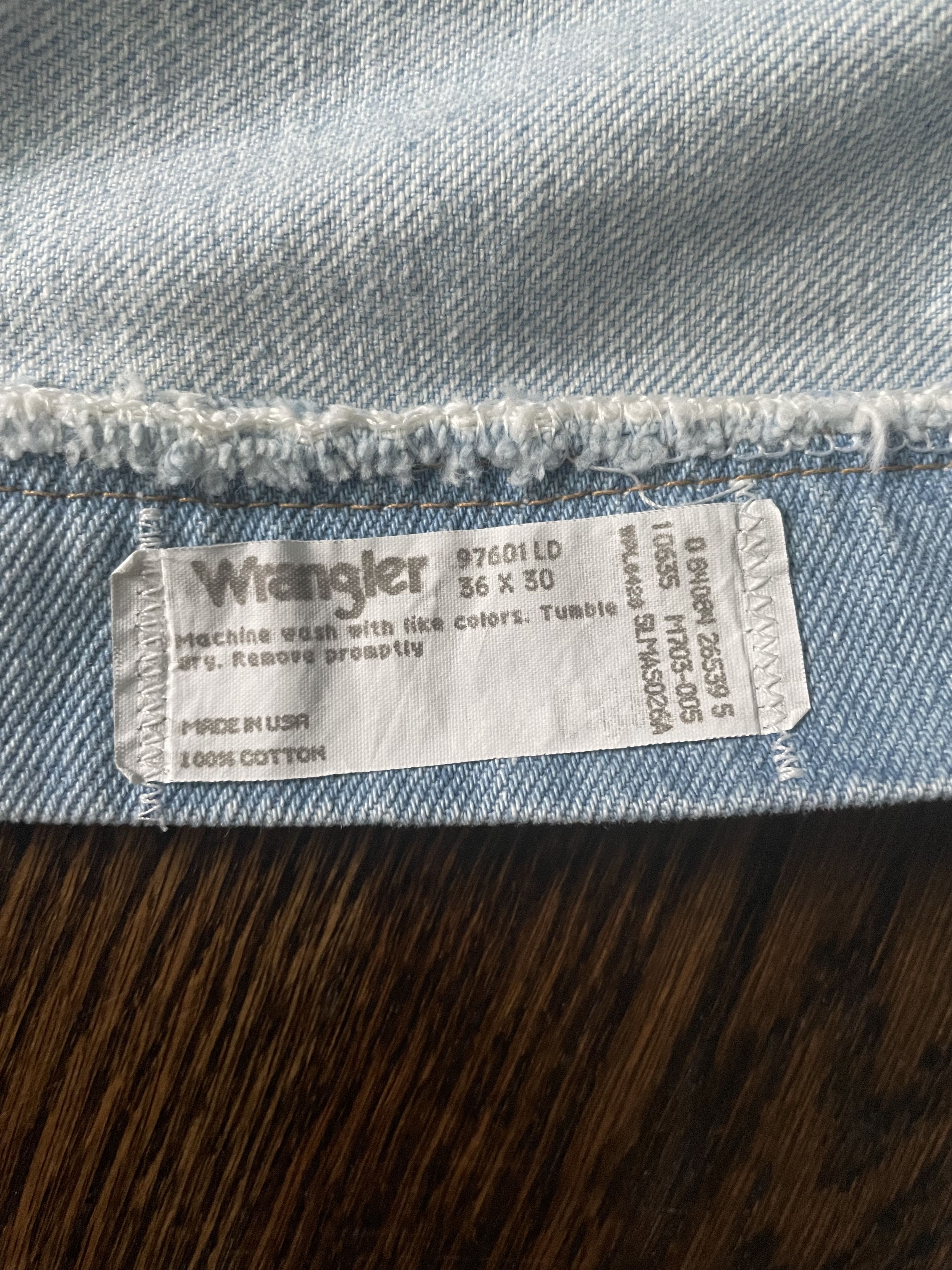 Wrangler Vintage Baggy Skater Jeans Men’s 36x30 Wrangler Size US 36 / EU 52 - 4 Thumbnail
