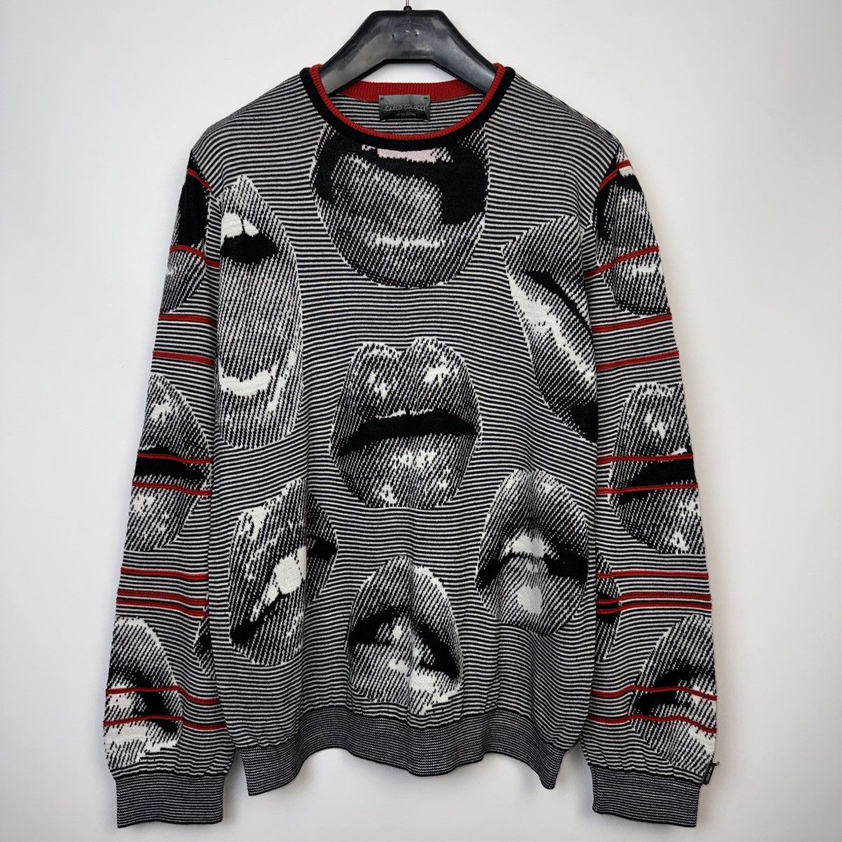 Carlo Colucci Carlo Colucci Limited Edition Sweater Lips Sz 52 Size US L / EU 52-54 / 3 - 1 Thumbnail