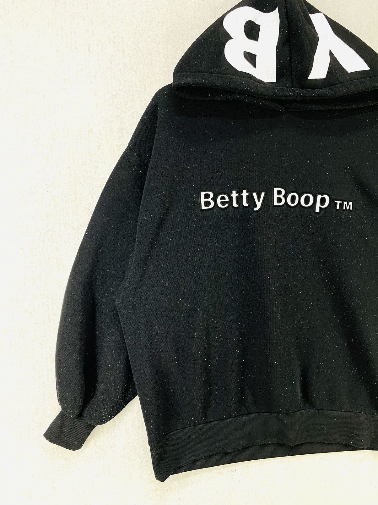 Cartoon Network Betty Boop X Strange Heaven Hoodie Big Spellout Pullover Size US M / EU 48-50 / 2 - 3 Thumbnail