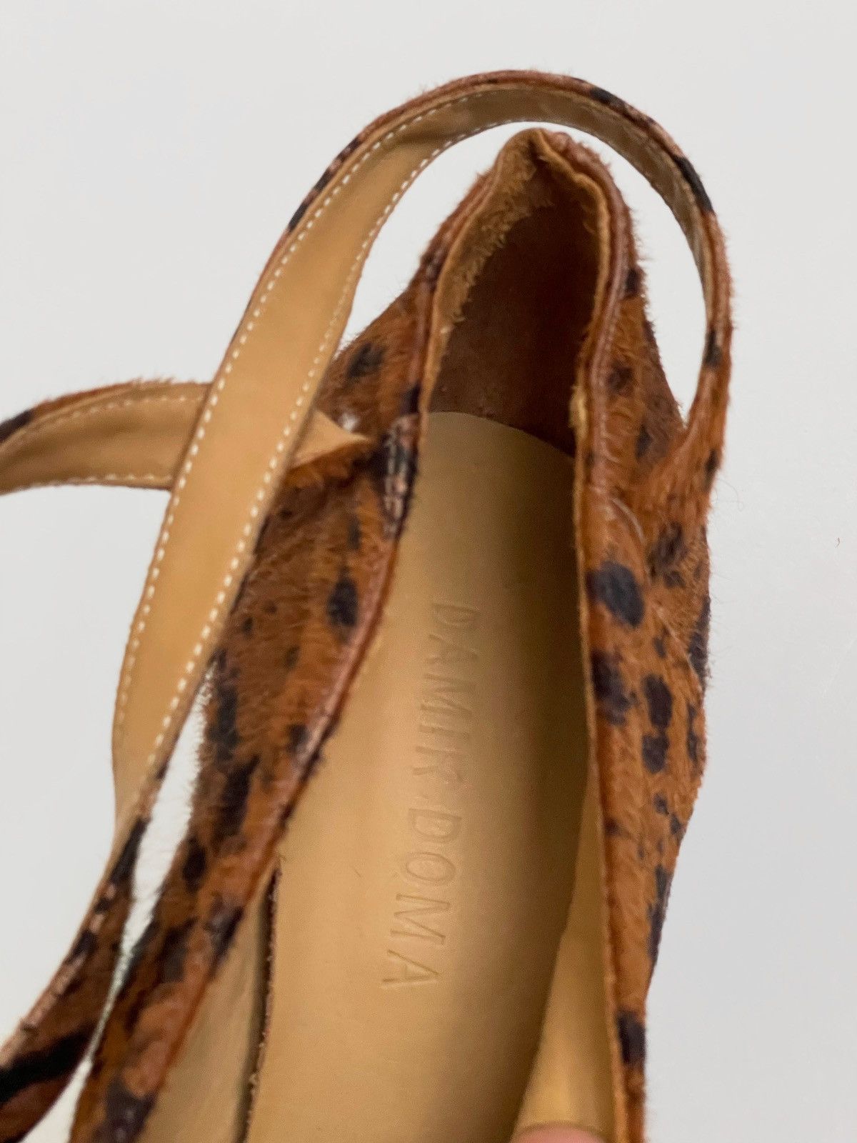 Damir Doma × Designer Archive Damir Doma fur/leather heels shoes Size US 10 / IT 40 - 9 Thumbnail