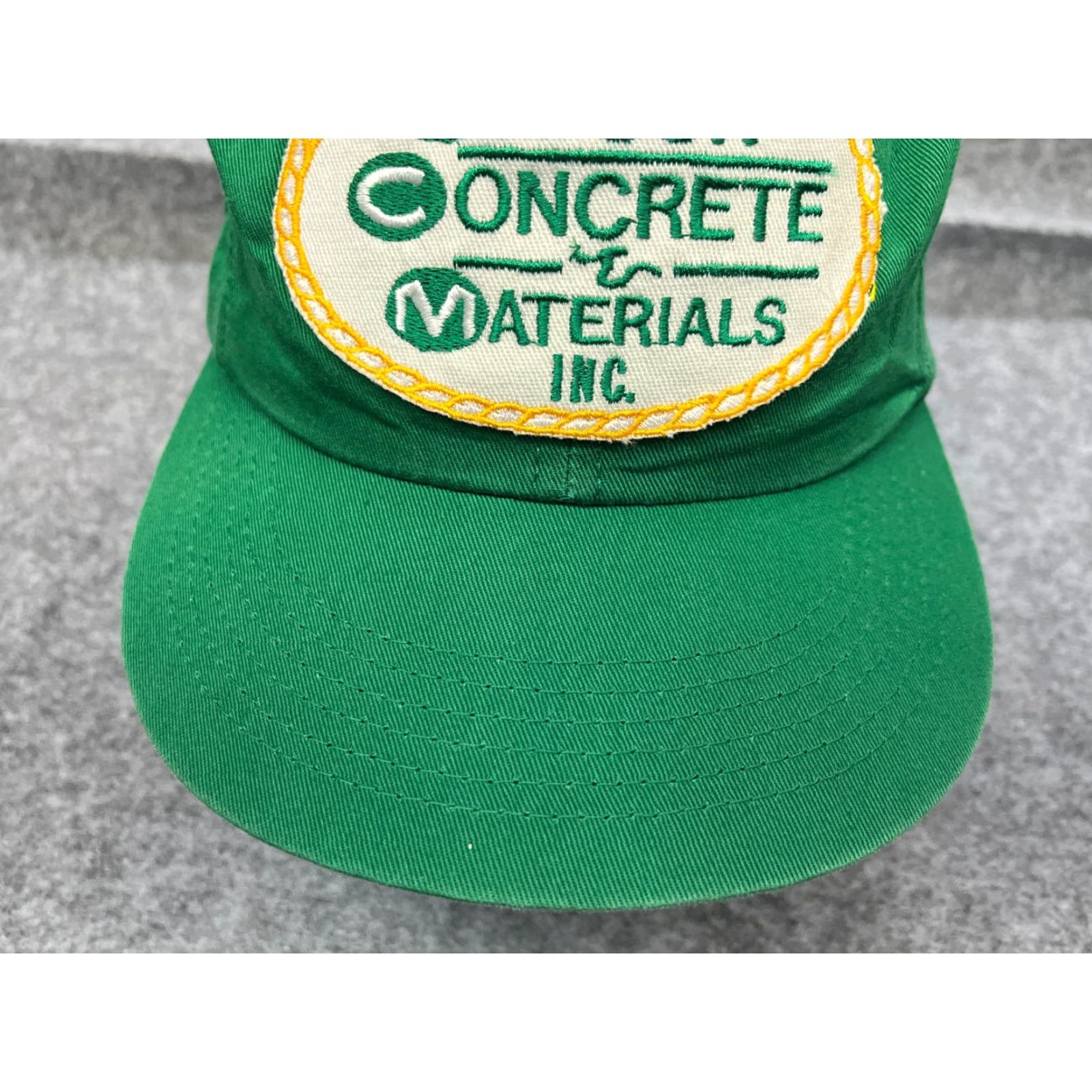 Vintage Payson Concrete Materials Inc Hat Cap Snap Back Adult One Size Green Cotton Size ONE SIZE - 3 Thumbnail