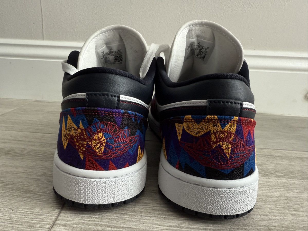 Jordan Brand Air Jordan 1 Low SE Nothing But Net White Obsidian Red Sz 12 Size US 12 / EU 45 - 6 Thumbnail