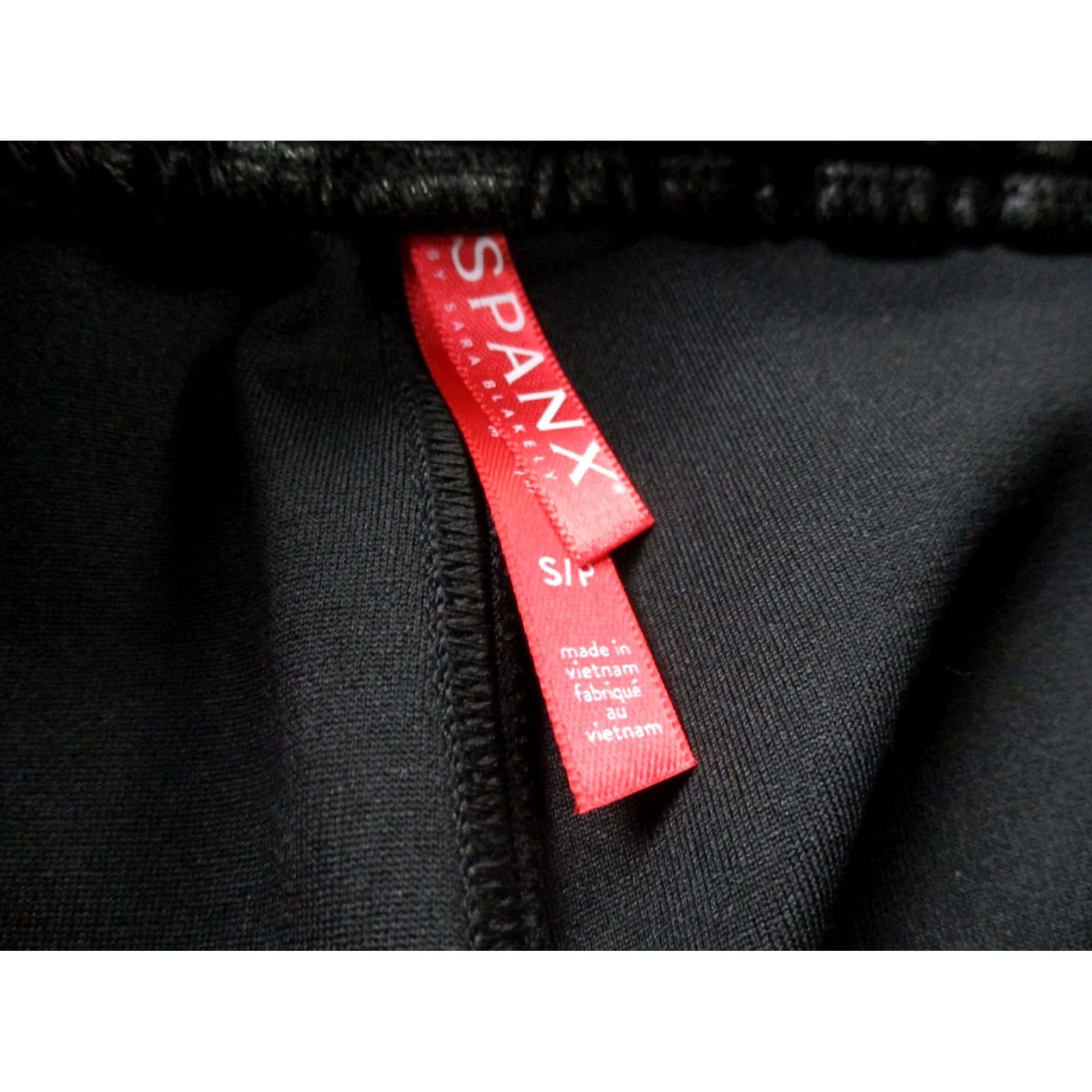Spanx Spanx Joggers Womens S Faux Leather Like Stretch Gym Yoga Active Casual NEW Pants Size 28" / US 6 / IT 42 - 7 Thumbnail