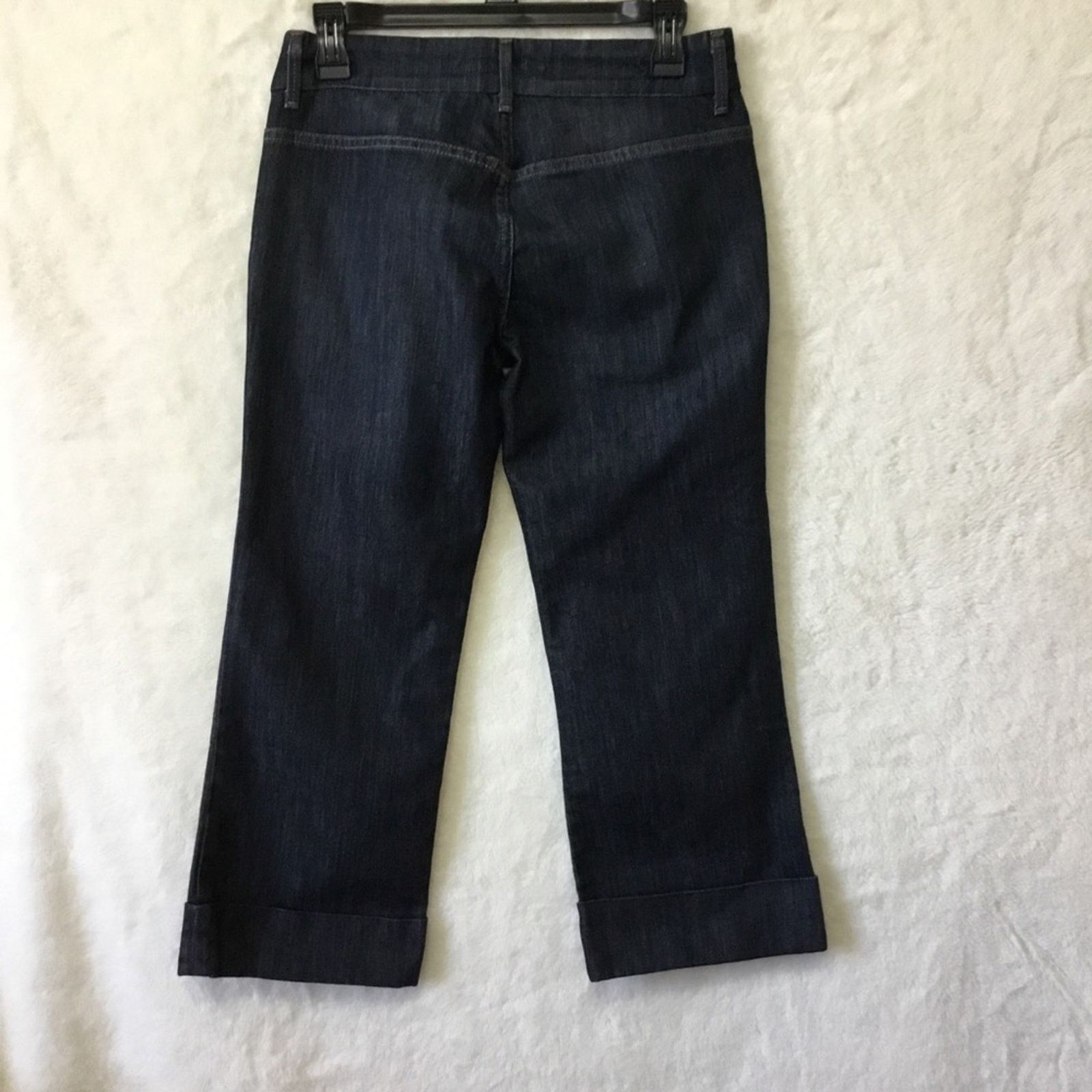 Joe's Joe's Dark Indigo Wide-Leg Crop Denim Jeans Size 26" / US 2 / IT 38 - 6 Thumbnail