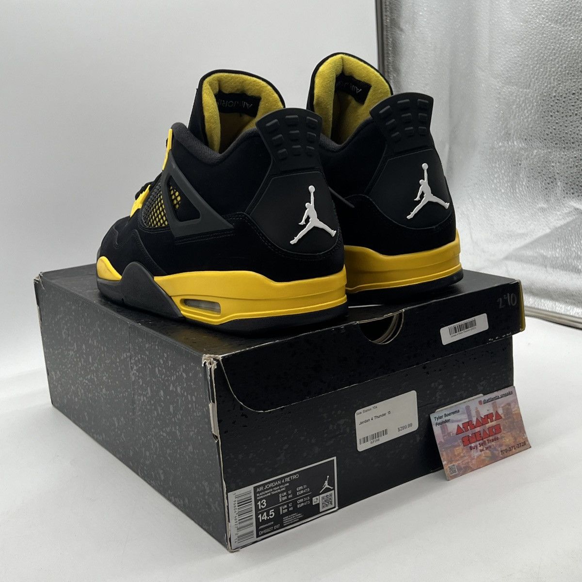 Jordan Brand Air Jordan 4 Thunder Size US 13 / EU 46 - 4 Thumbnail