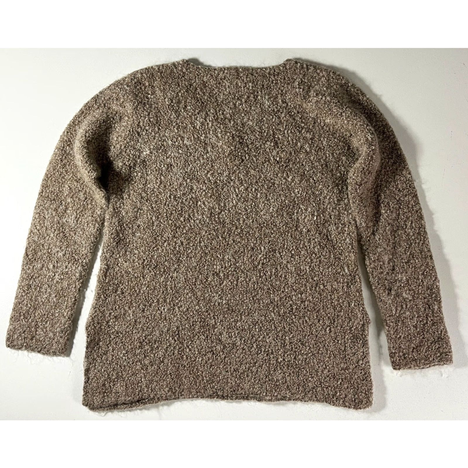 Eileen Fisher VINTAGE Women’s Eileen Fisher V-Neck Pullover Sweater Merino Wool Mohair Sz S Size S / US 4 / IT 40 - 4 Thumbnail