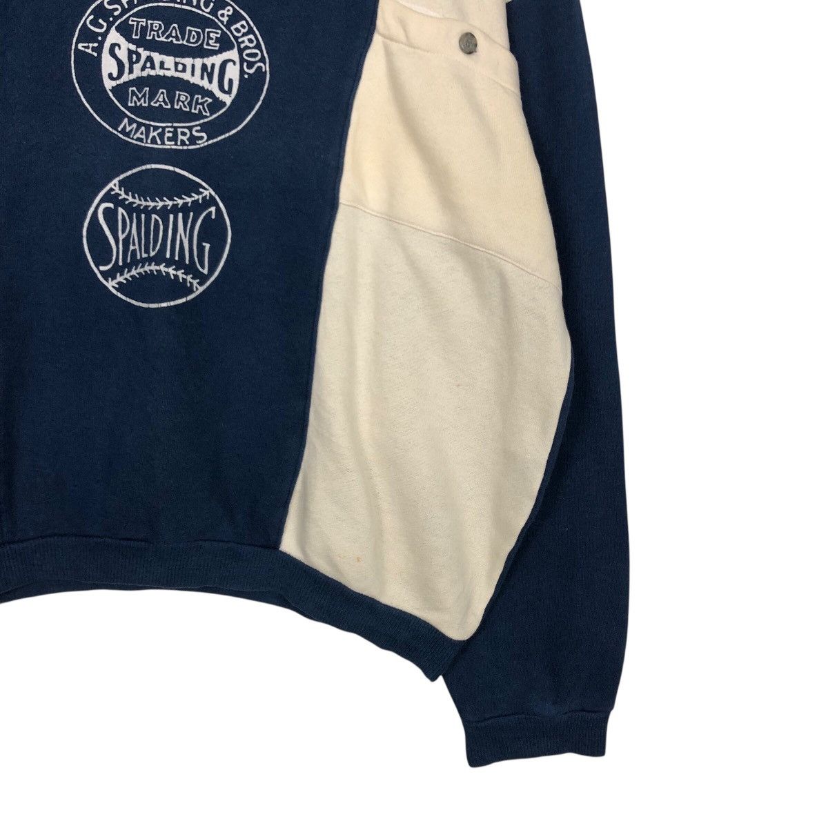 Other 📌Vintage Sweatshirt Spalding Big Logo Over Issey Miyake Size US M / EU 48-50 / 2 - 6 Thumbnail