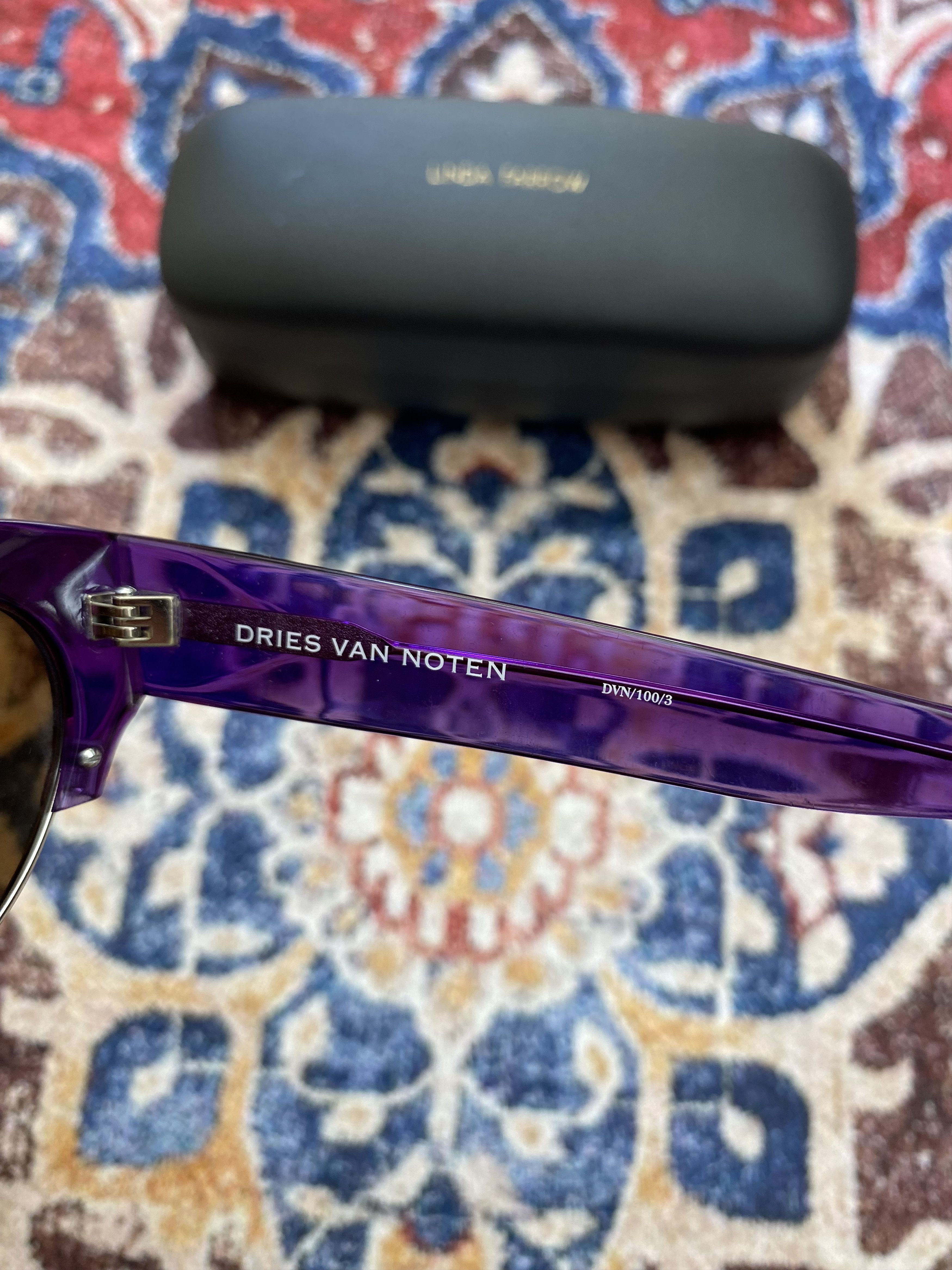 Dries Van Noten × Linda Farrow Dries Van Noten by Linda Farrow DVN100 Sunglasses Size ONE SIZE - 4 Thumbnail