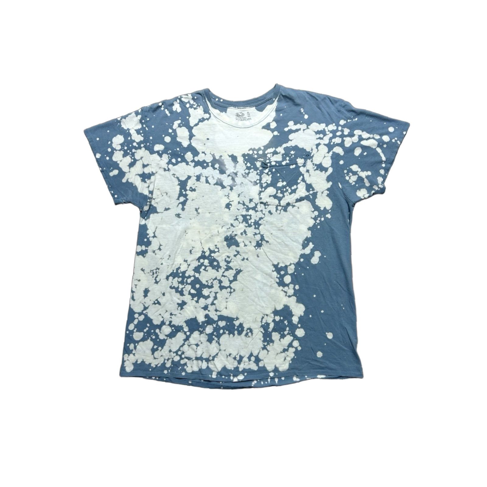 Fruit Of The Loom Fruit of the Loom Pocket T Shirt Bleach Tie Dye Distressed Cotton Soft XL Men Blues Pocket T Shirt Bleach Tie Dye Distressed Cotton Soft XL Men Blues Size US XL / EU 56 / 4 - 1 Thumbnail