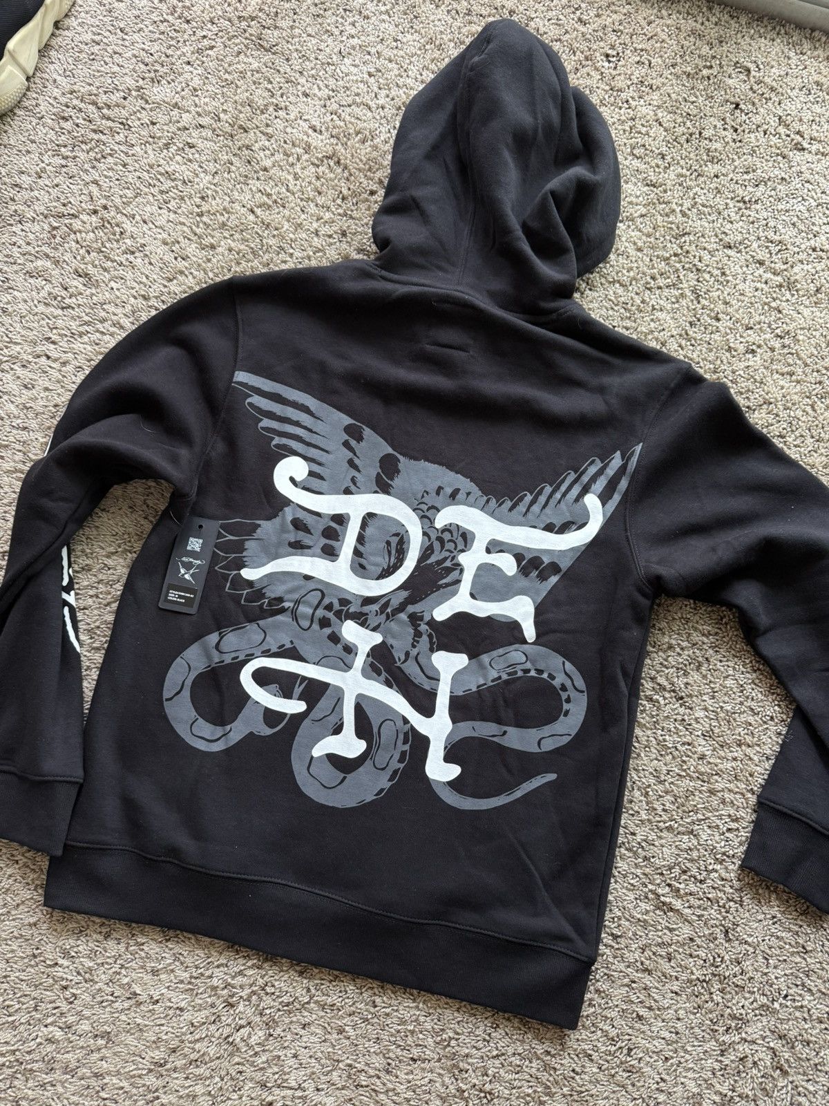 Ed Hardy Ed Hardy big 3D print tatto Hoodie M size Size US M / EU 48-50 / 2 - 4 Thumbnail