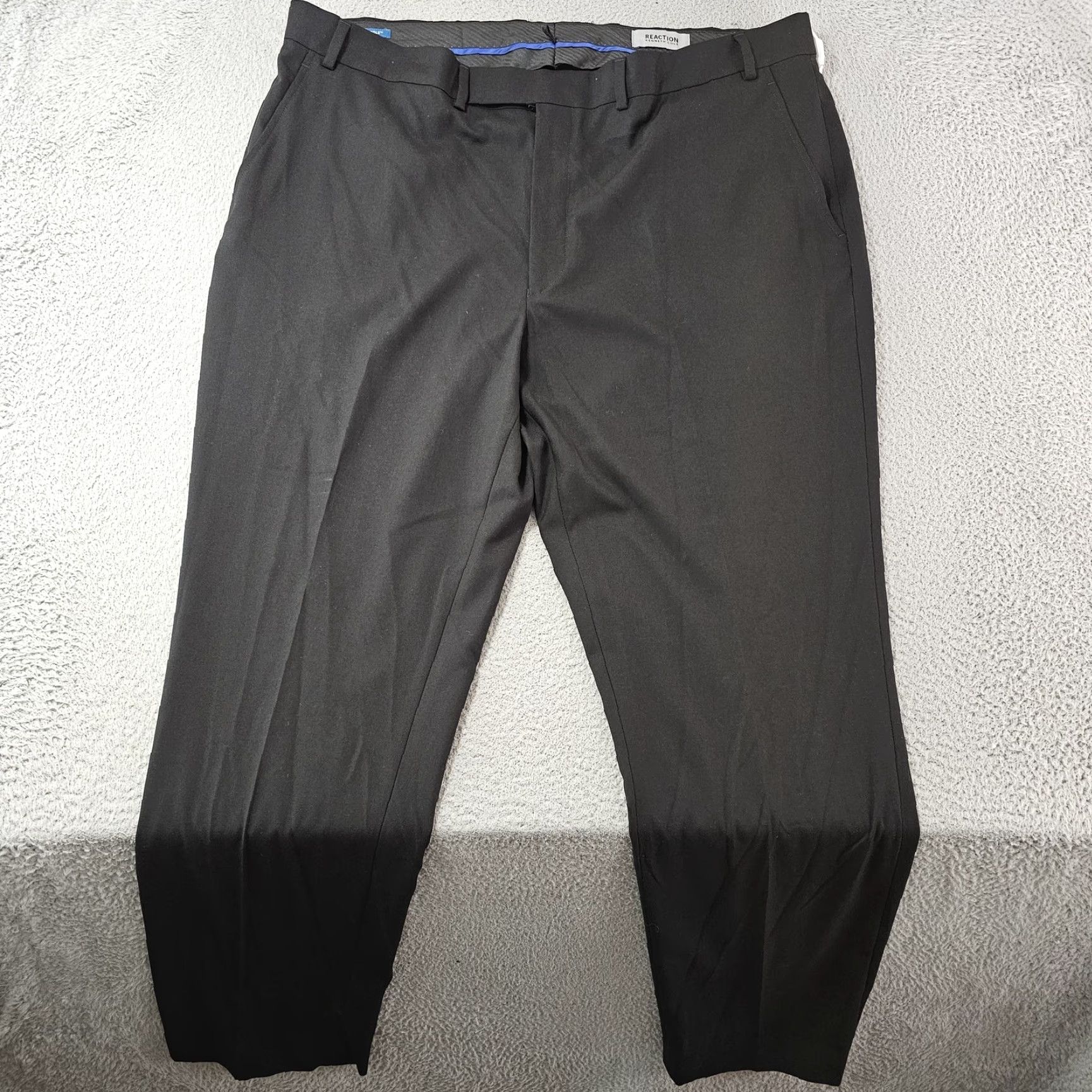 Kenneth Cole Kenneth Cole Reaction Pants Mens 40x32 Black Dress Slacks Flat Front Office Work Stretch Pockets Size US 40 / EU 56 - 2 Thumbnail