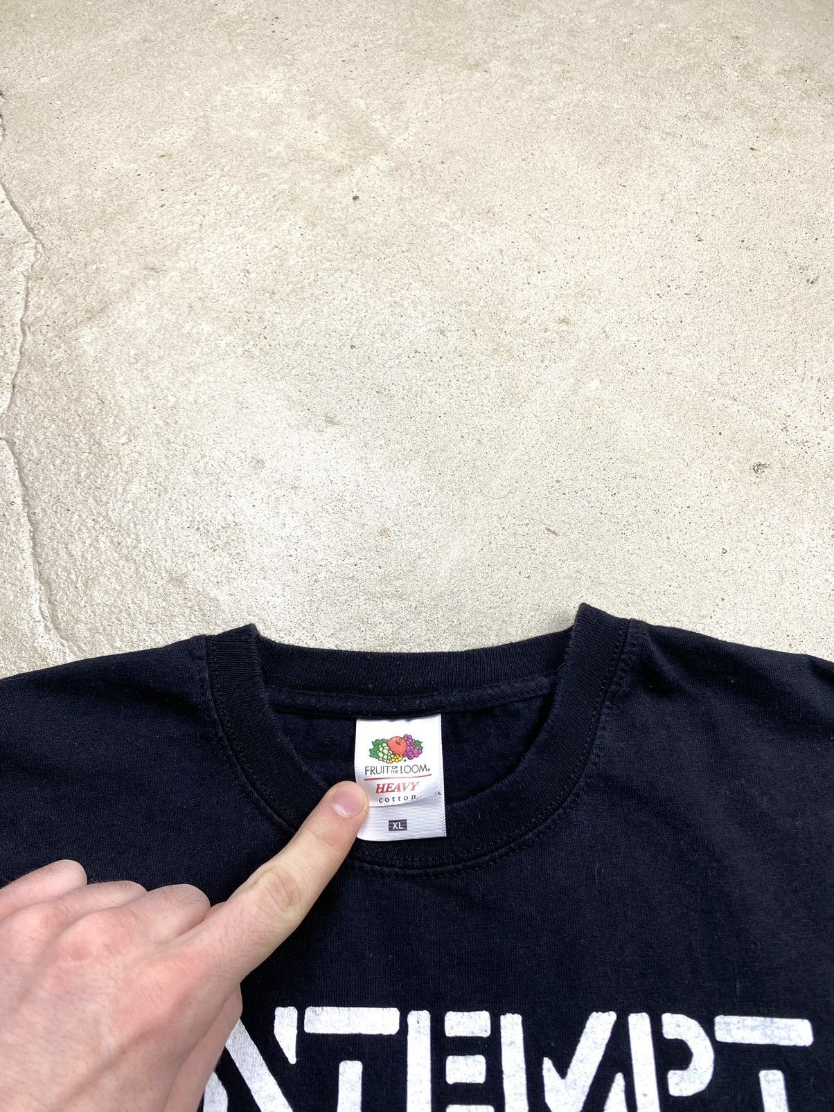 Band Tees 💥 Vintage CONTEMPT FUCK ALL GOVERNMENTS Punk T Shirt Size US XL / EU 56 / 4 - 6 Thumbnail