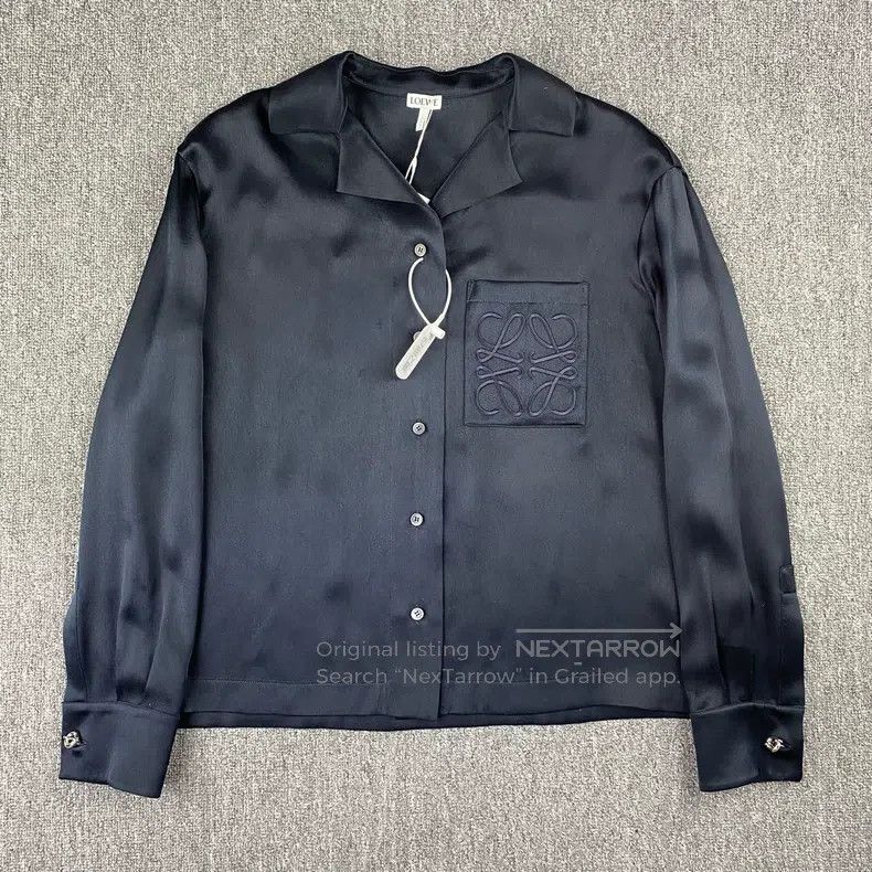Loewe Loewe Black Silk Shirt Size XS / US 0-2 / IT 36-38 - 1 Thumbnail