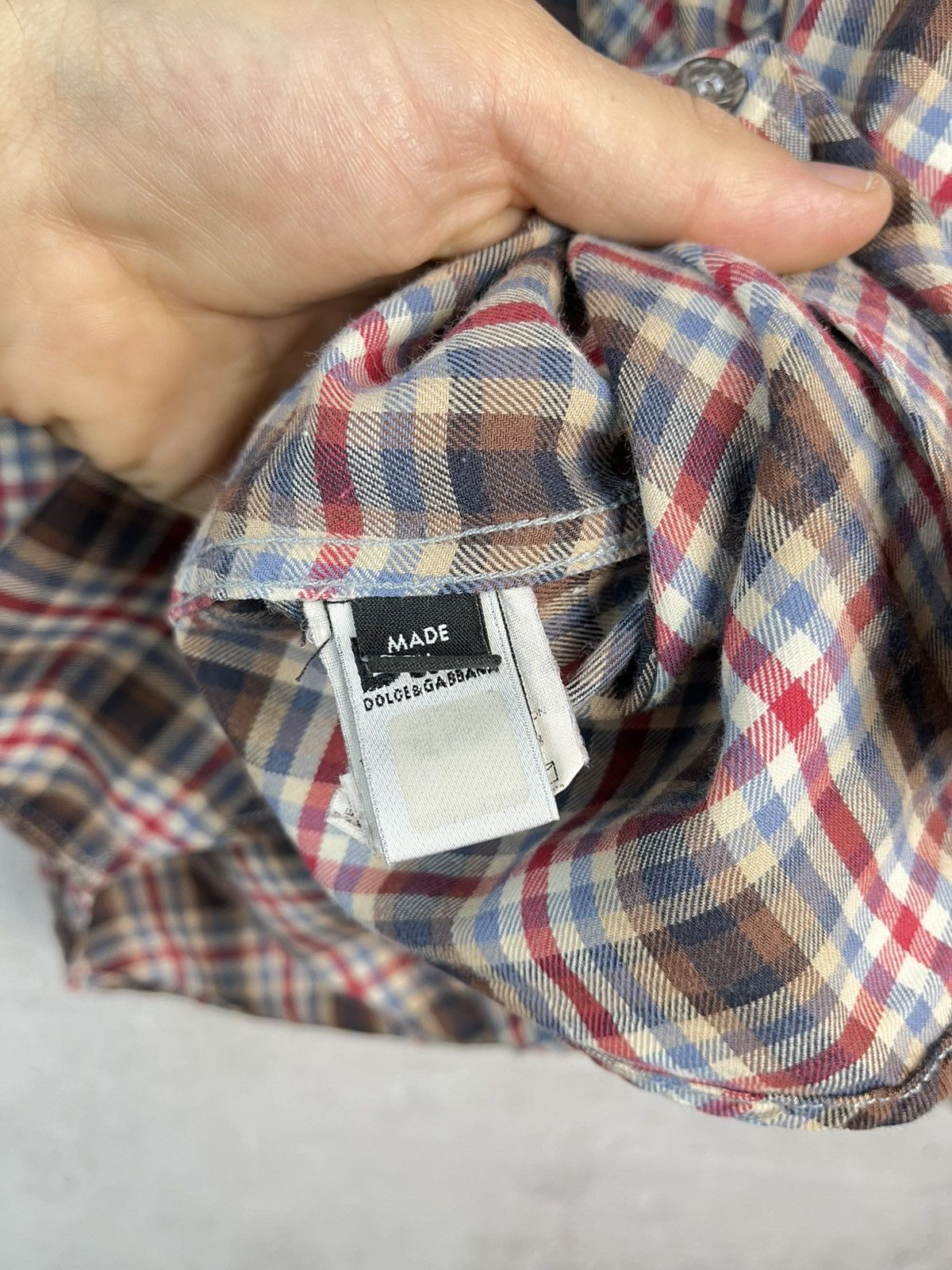 Dolce & Gabbana Dolce and Gabbana Brad Chest Pockets Blue L/S Shirt Size US M / EU 48-50 / 2 - 9 Thumbnail