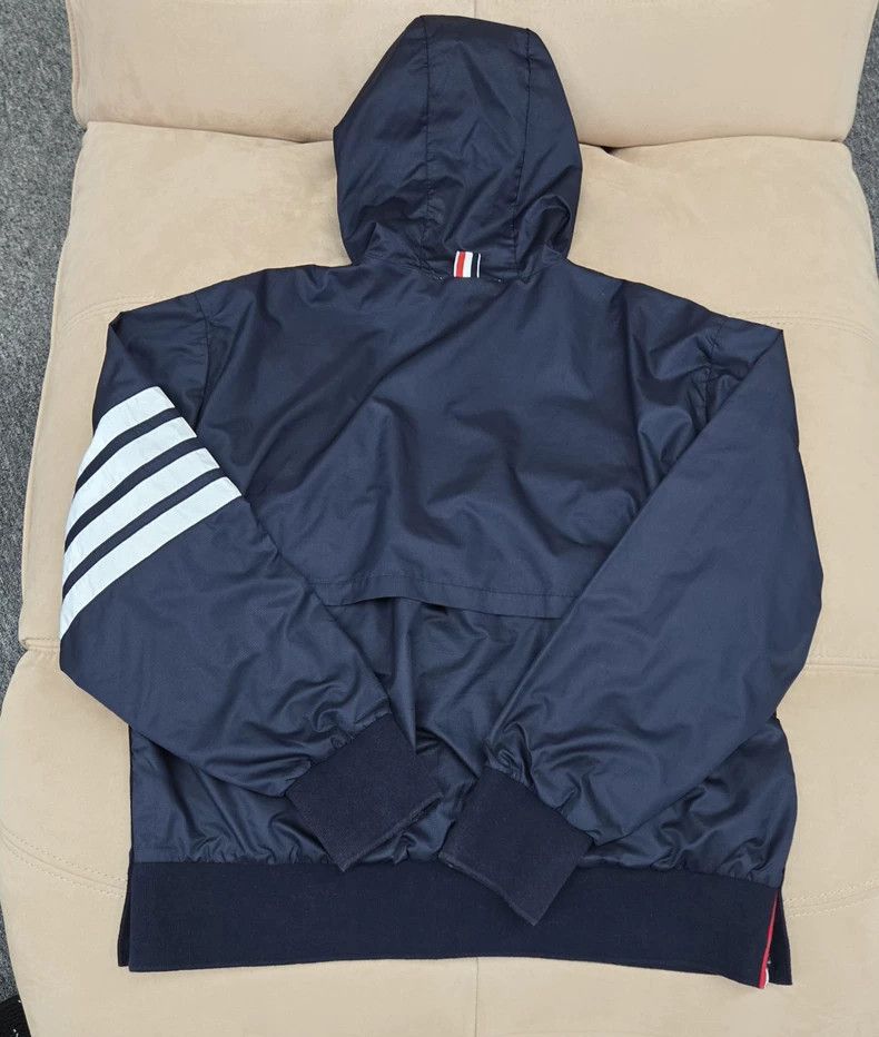 Thom Browne Thom Browne size4 Zippered hooded long sleeve jacket Size US XL / EU 56 / 4 - 2 Thumbnail