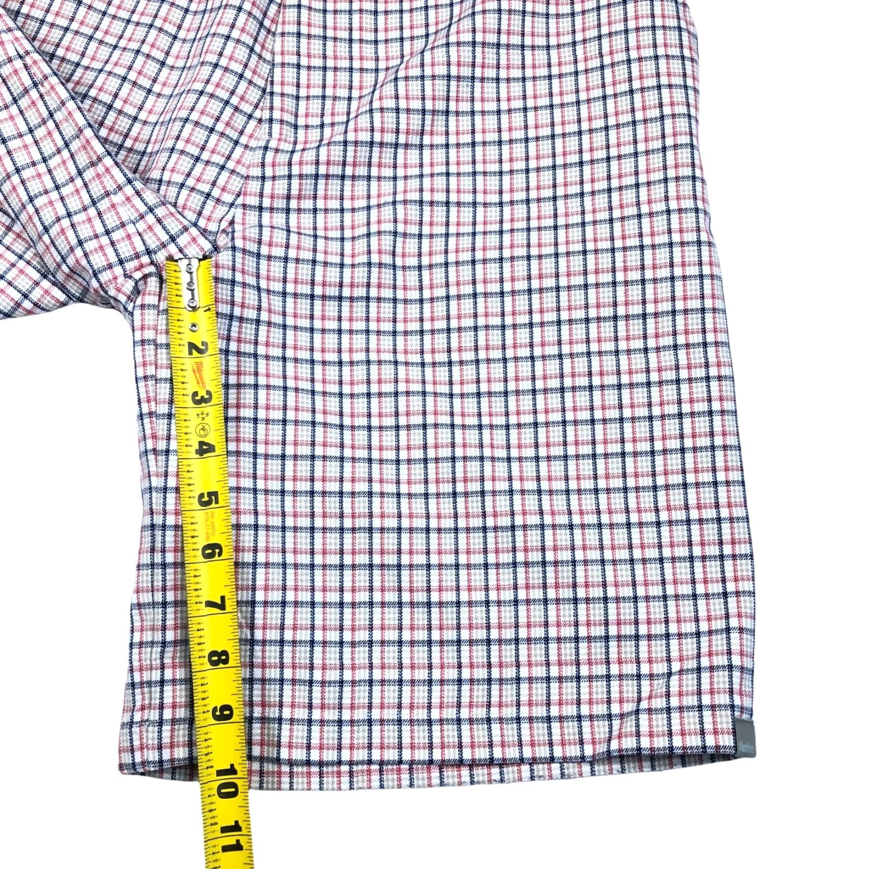 Katin Katin Men's Polyester/Rayon Flat Front Shorts Blue/Red/Tan Plaid • Size 32 Size US 32 / EU 48 - 6 Thumbnail