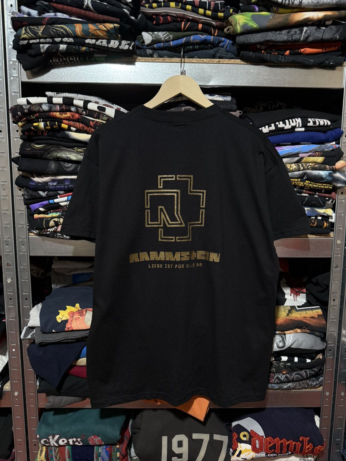 Band Tees Vintage 2009 Rammstein Liebe Ist Fur Alle Da Rock T-Shirt Size US XL / EU 56 / 4 - 2 Thumbnail
