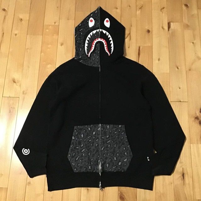 Bape × Nigo BAPE Leopard camo shark full zip hoodie a bathing ape NIGO Size US XL / EU 56 / 4 - 1 Thumbnail
