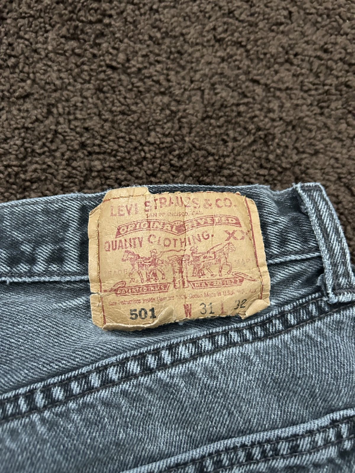 Levi's × Vintage Grey Levi 501’s Size US 31 - 6 Thumbnail