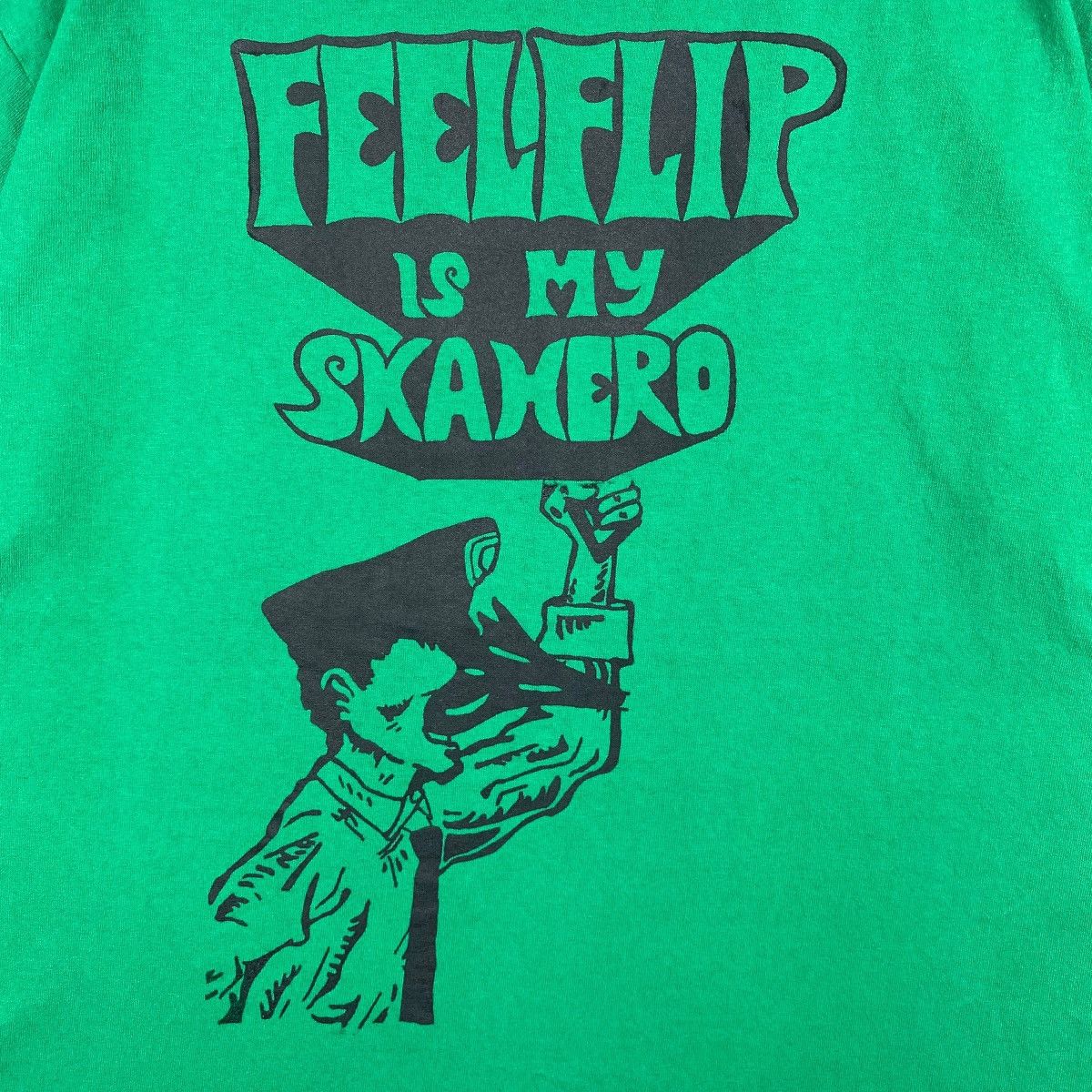 Band Tees × Japanese Brand × Vintage Vintage 00's FEELFLIP Is My Ska Hero Japanese Band Tee Shirt Size US M / EU 48-50 / 2 - 2 Thumbnail