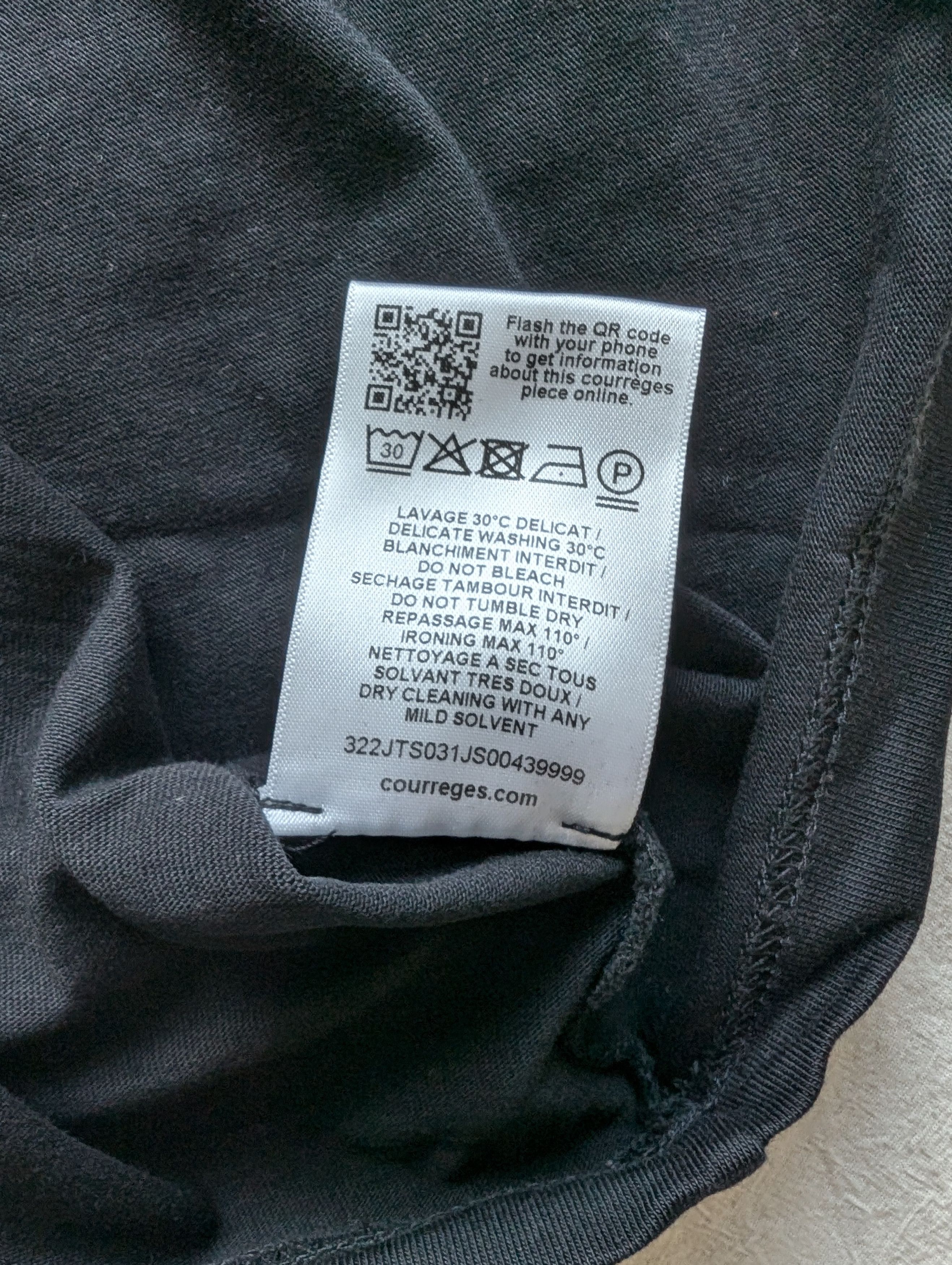 Courreges Courrèges logo T-shirt Size US M / EU 48-50 / 2 - 7 Thumbnail