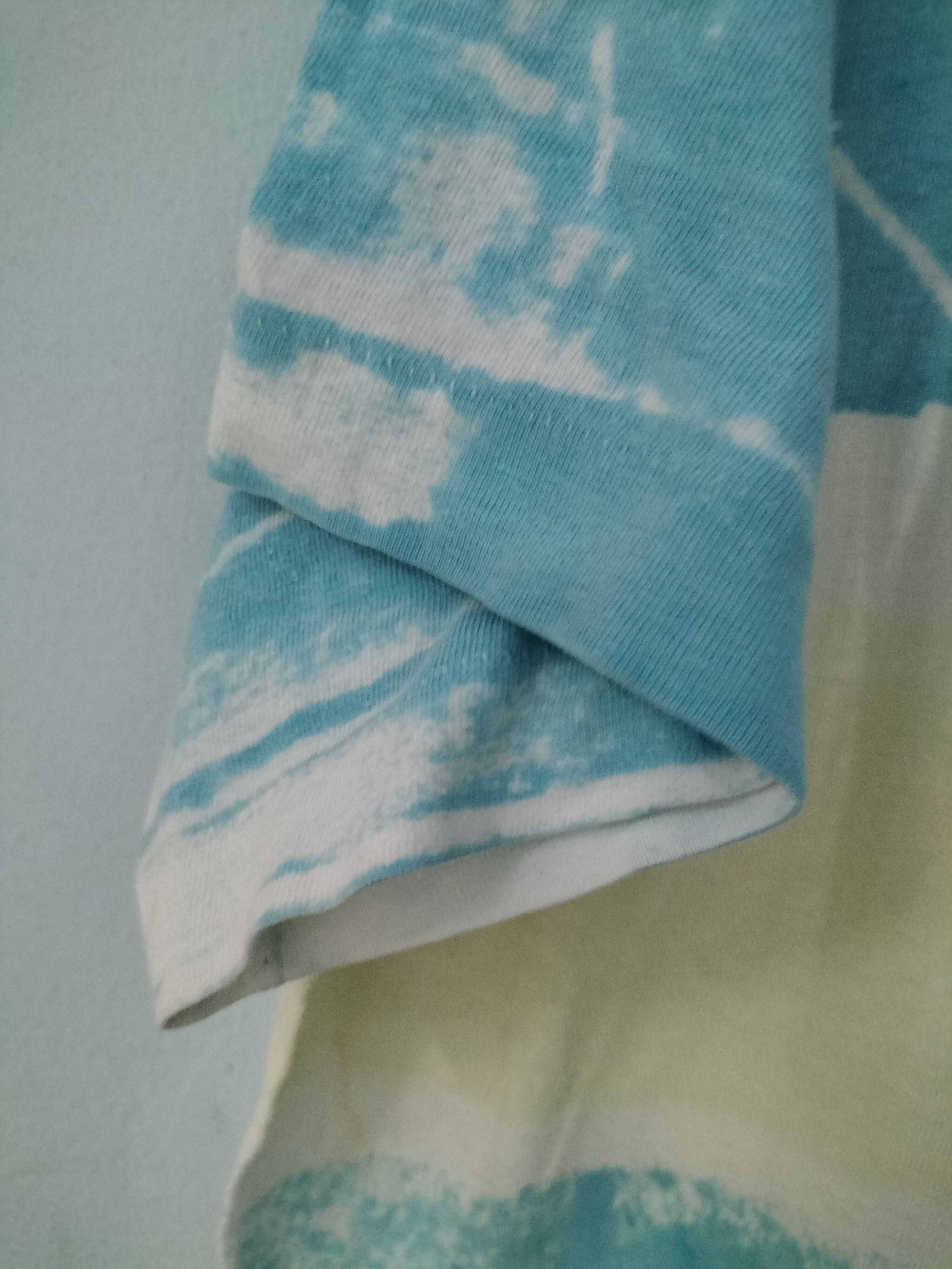 Vintage 90s Tye Dye cotton vintage street fashion plain t Size US XL / EU 56 / 4 - 4 Thumbnail