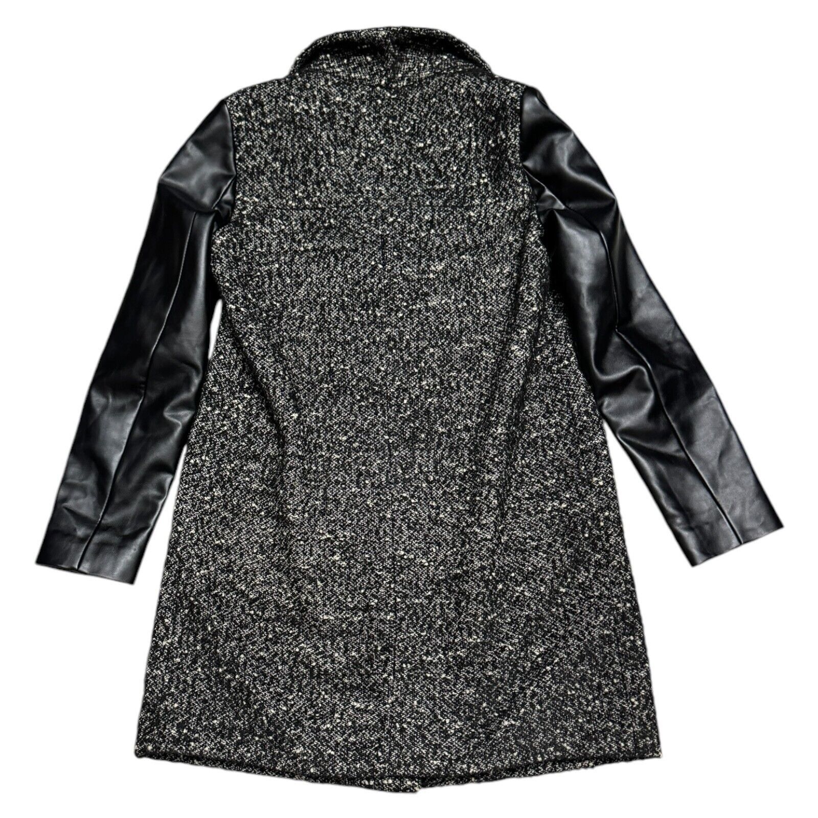 Kenneth Cole Kenneth Cole New York Wool Faux Leather Winter Coat Medium Size M / US 6-8 / IT 42-44 - 4 Thumbnail