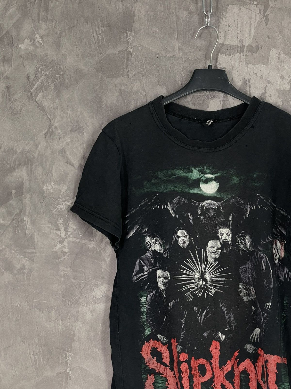 Band Tees × Vintage Vintage Y2K Slipknot Distressed Band Y2K T-Shirt Size US S / EU 44-46 / 1 - 3 Thumbnail