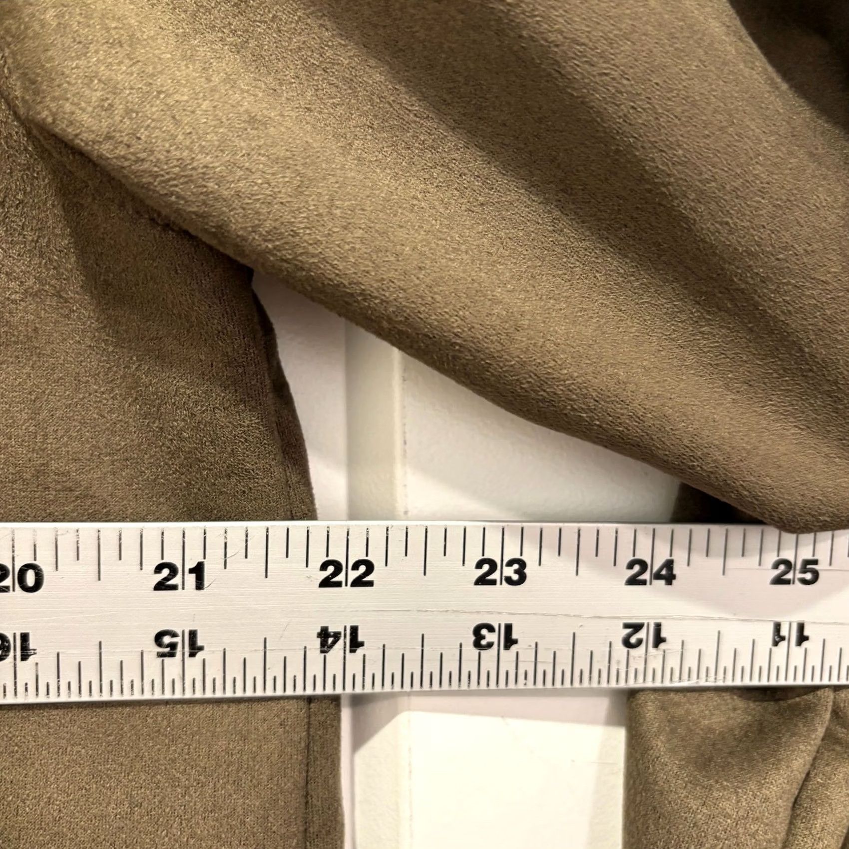 Olive HAVE Los Angeles Shirt Jacket Shacket L Olive Green Button Up Faux Suede Mens Size US L / EU 52-54 / 3 - 6 Thumbnail