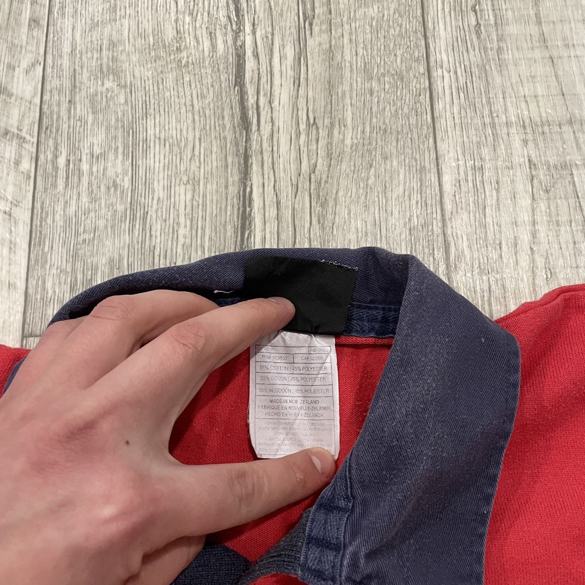 Canterbury of New Zealand × Vintage VINTAGE CANTERBURY ENGLAND Hong Kong 90s RUGBY JERSEY UBS Size US L / EU 52-54 / 3 - 4 Thumbnail