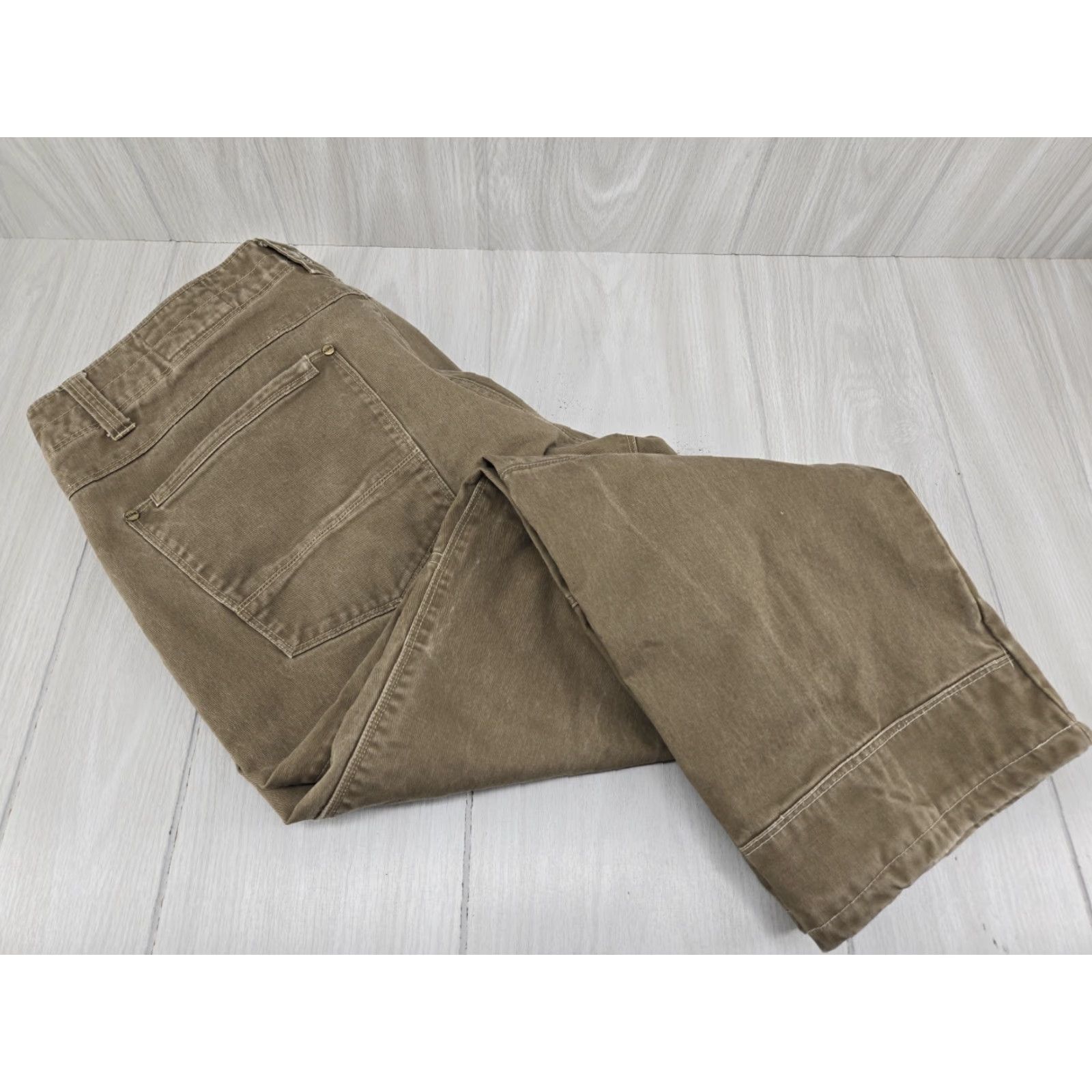Vintage VINTAGE KUHL Rydr Pants Mens 40x29 Brown Canvas Outdoor Hiking Chino Pockets Stretch Regular 29 Inseam Mens Size US 40 / EU 56 - 7 Thumbnail