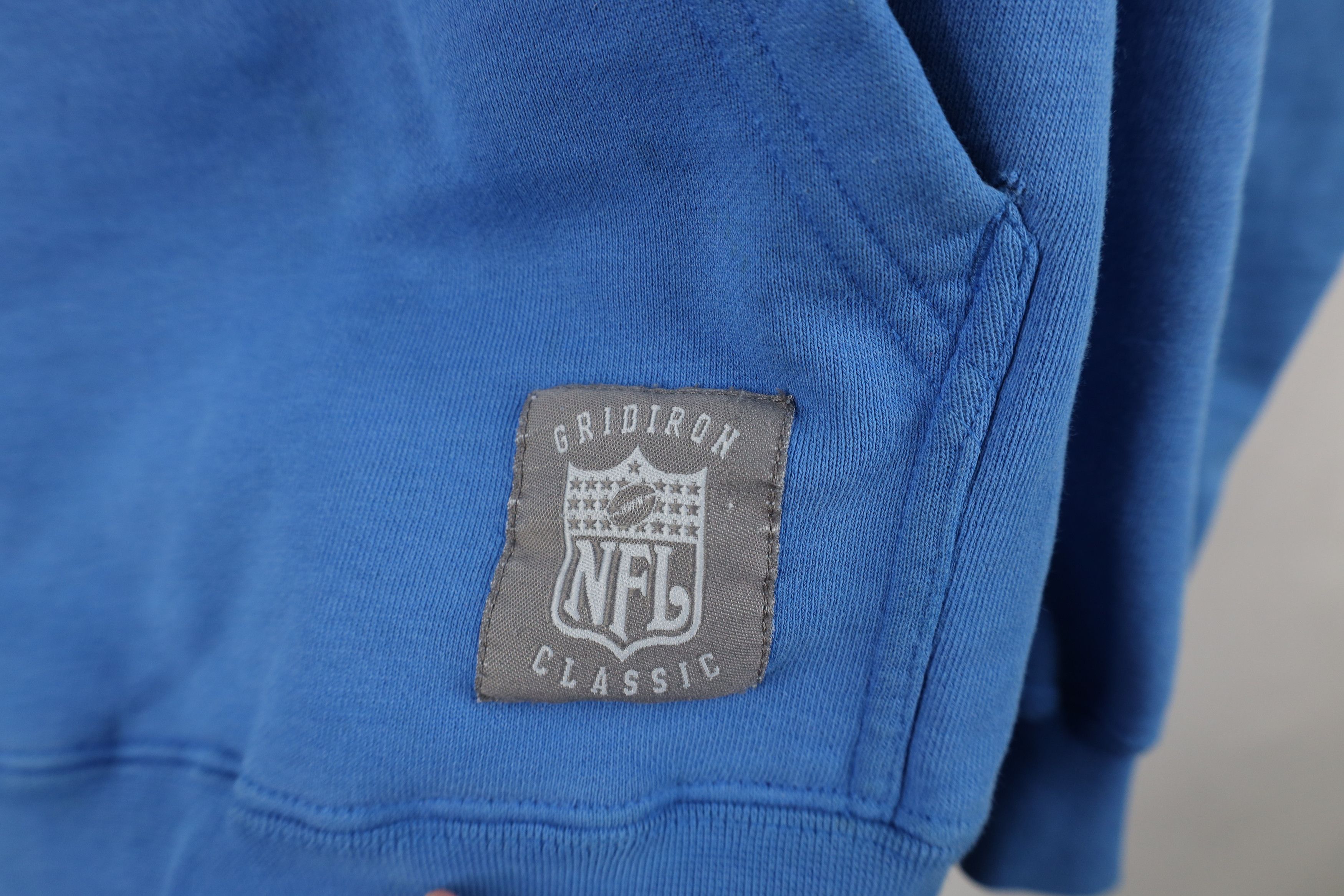 Reebok Vintage Reebok Detroit Lions Football Hoodie Sweatshirt Blue Size US L / EU 52-54 / 3 - 9 Thumbnail
