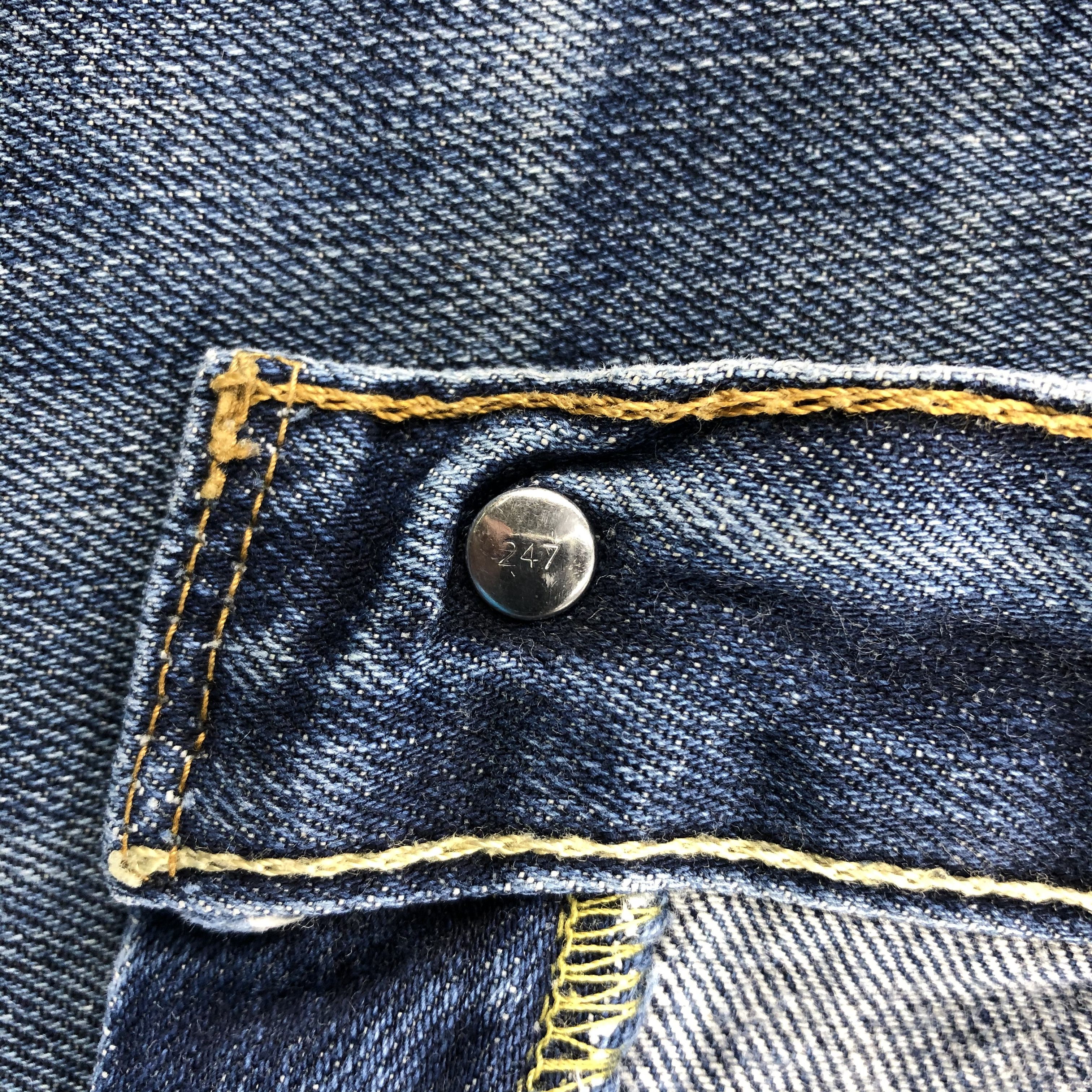 Levi's Vintage Distress Levis 501 Denim Jeans-JM957 Size US 35 - 9 Thumbnail