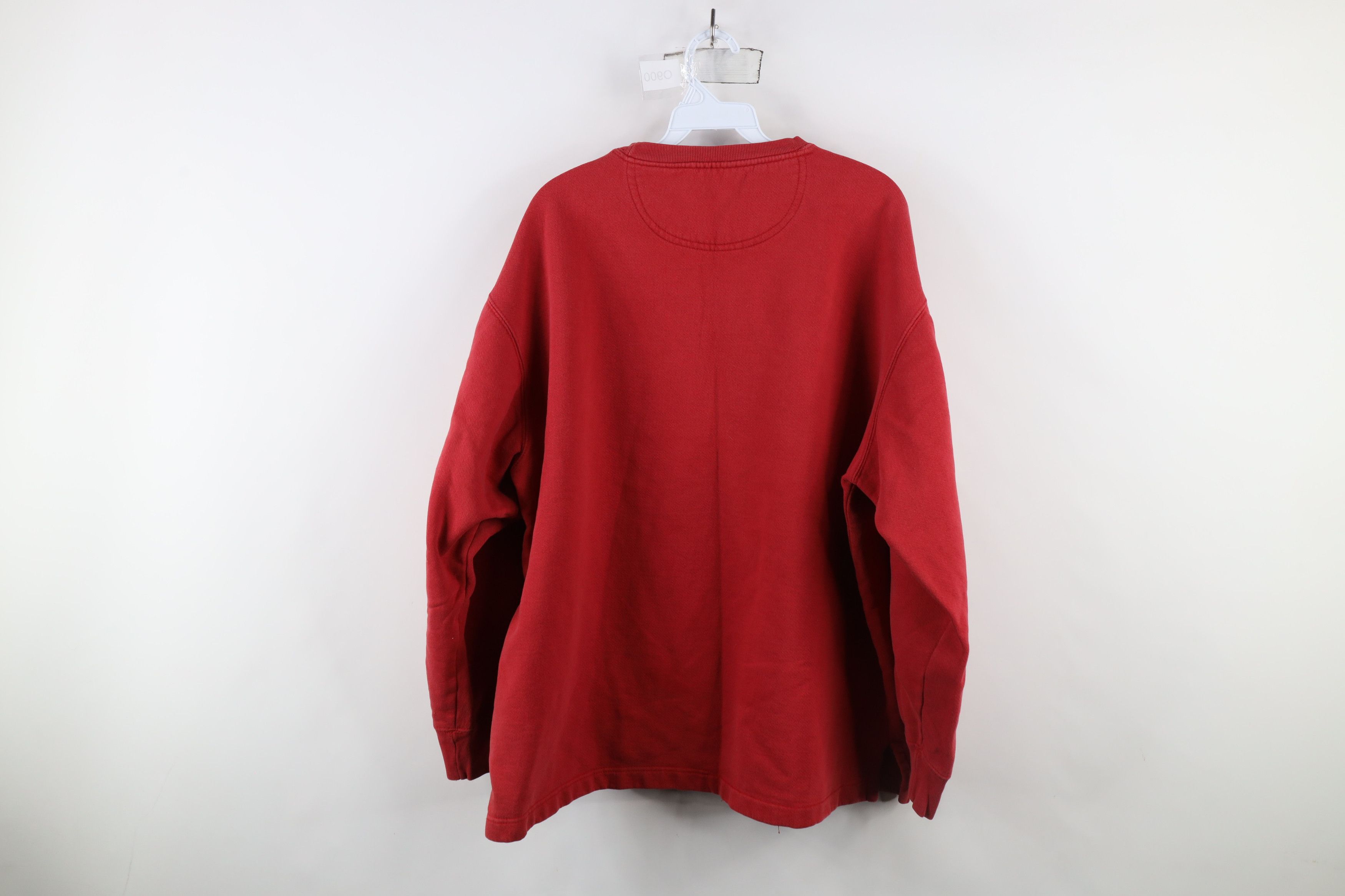 Aeropostale × Vintage Vintage Y2K 90s Aeropostale Spell Crewneck Sweatshirt Red Size US XL / EU 56 / 4 - 12 Thumbnail